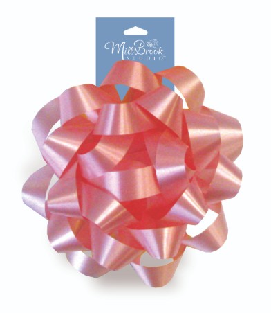Mill Brook Pink Confetti Bow 6in