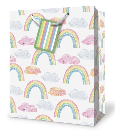 Mill Brook Gift Bag - Baby Rainbow Large 10.5W x12.75H x 5.5D in