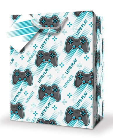 Mill Brook Gift Bag - Let's Play Medium 7W x9H x4D in