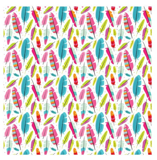 Mill Brook 2 Sheets Flat Wrap - Feathers 19x27in each