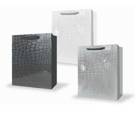 Rosedale Gift Bag - Snakeskin Large 10.5W x12.75H x 5.5D in VRT