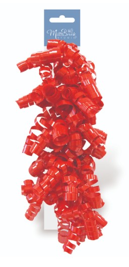 Mill Brook 2 Red Swirly Bows
