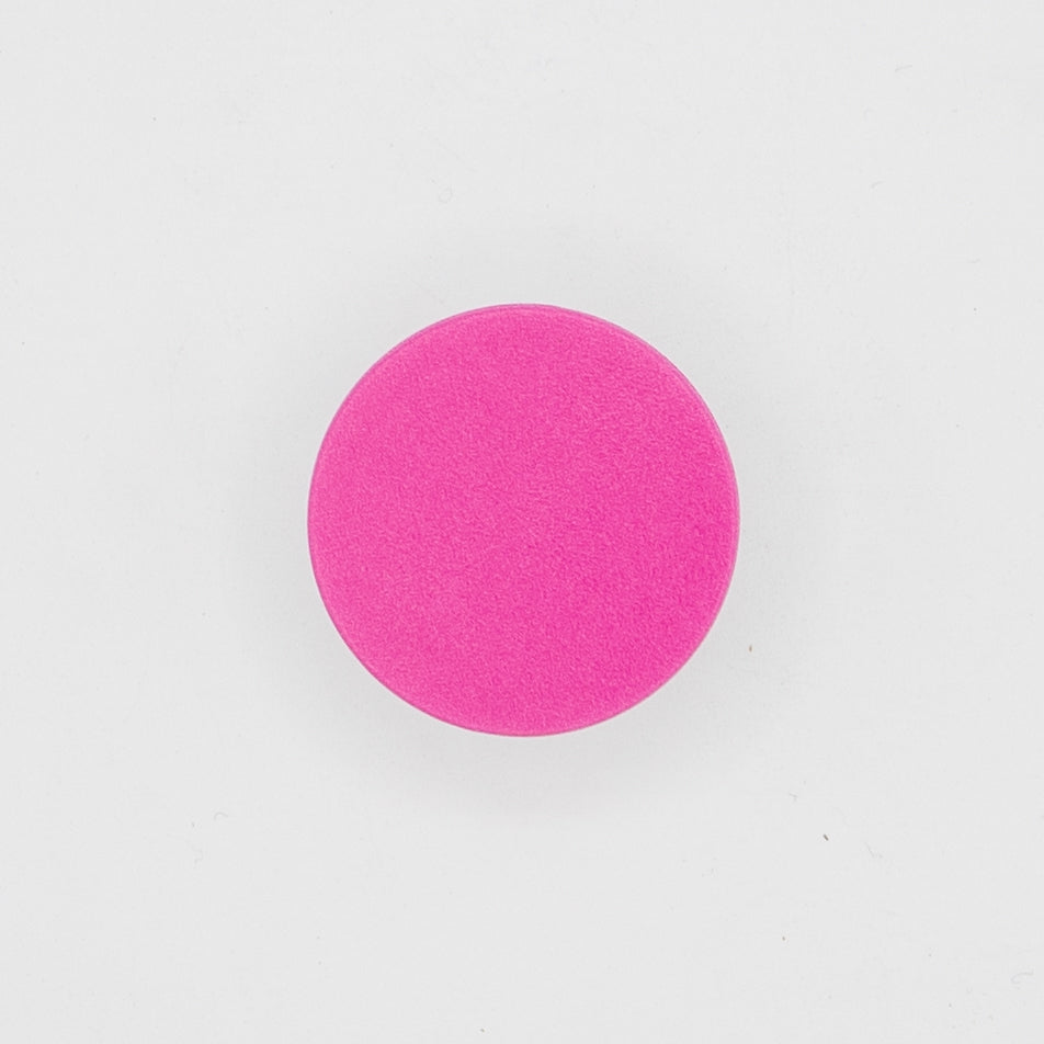 Adhesive Button Style Grip Knob - Hot Pink 1.5in