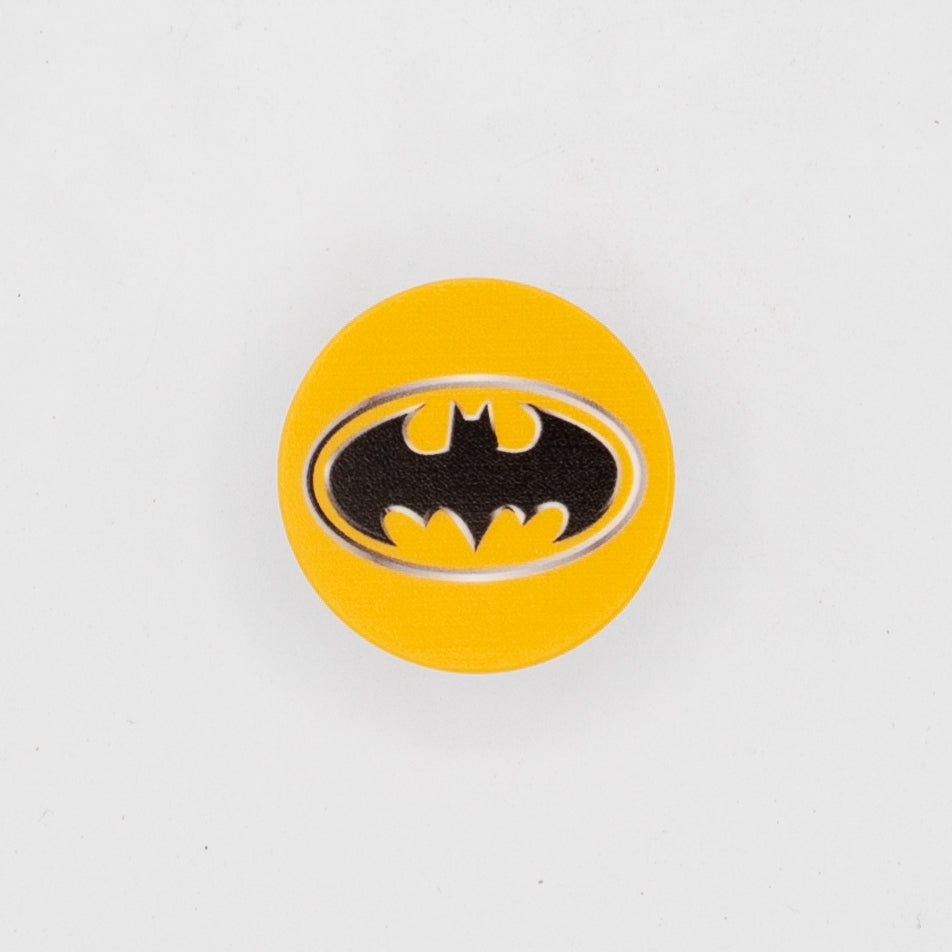 Adhesive Button Style Grip Knob - Batman 1.5in