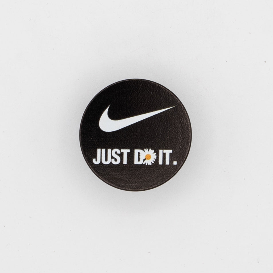 Adhesive Button Style Grip Knob - Nike Just do It 1.5in