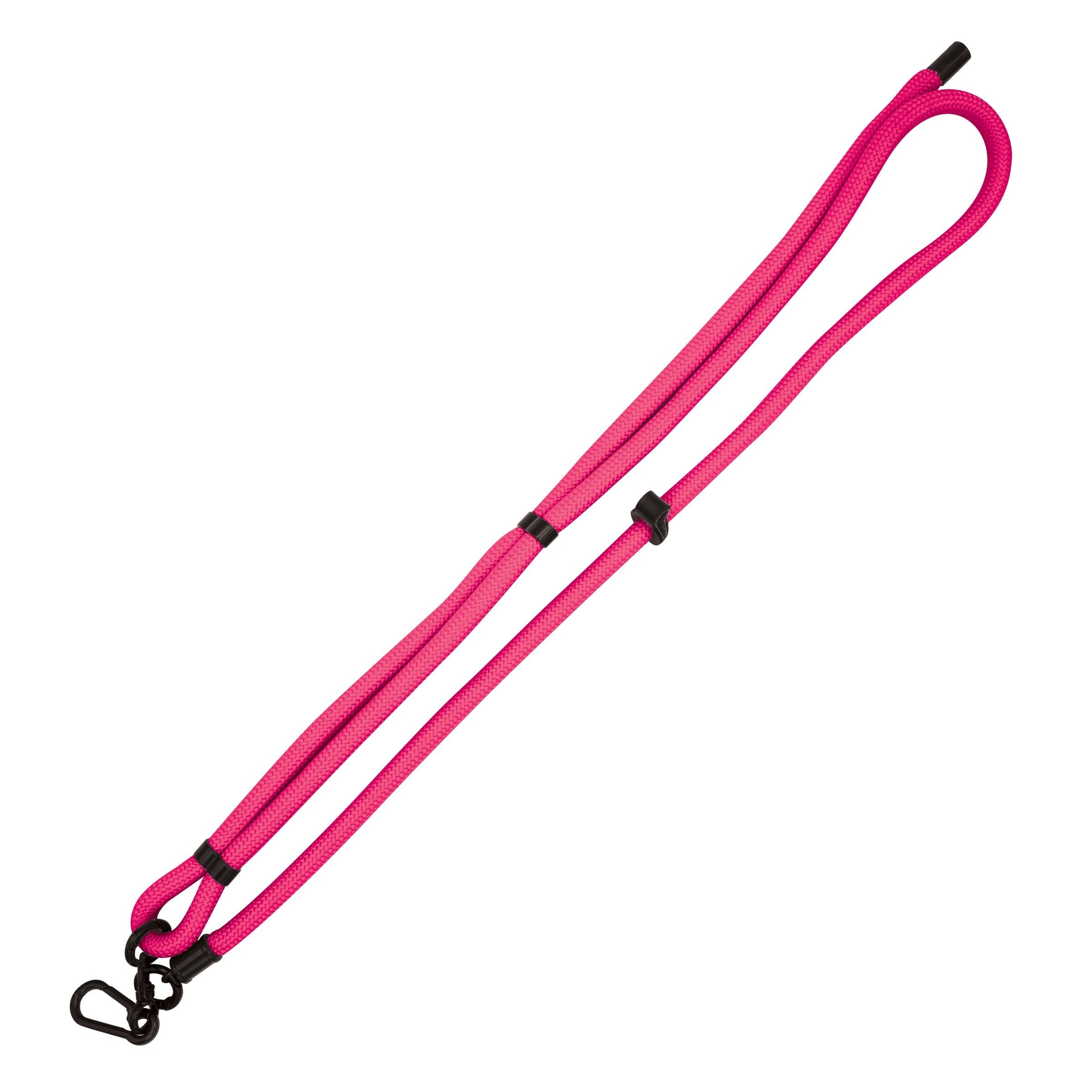 Cross Body Lanyard - Bungee Cord Style #12 Hot Pink 1.5m