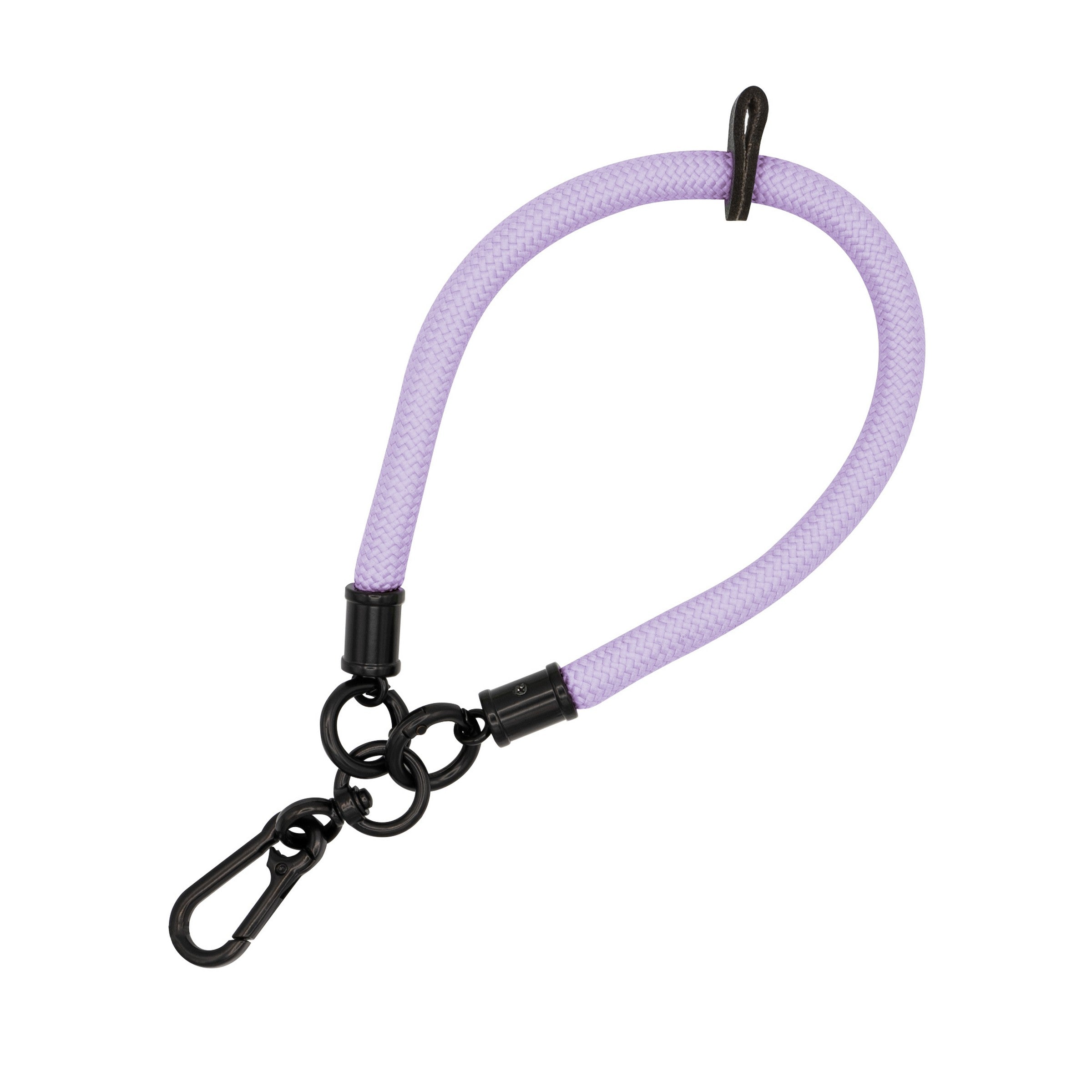 Wrist Phone Lanyard - Short Bungee Style #2 Purple 20.5cm