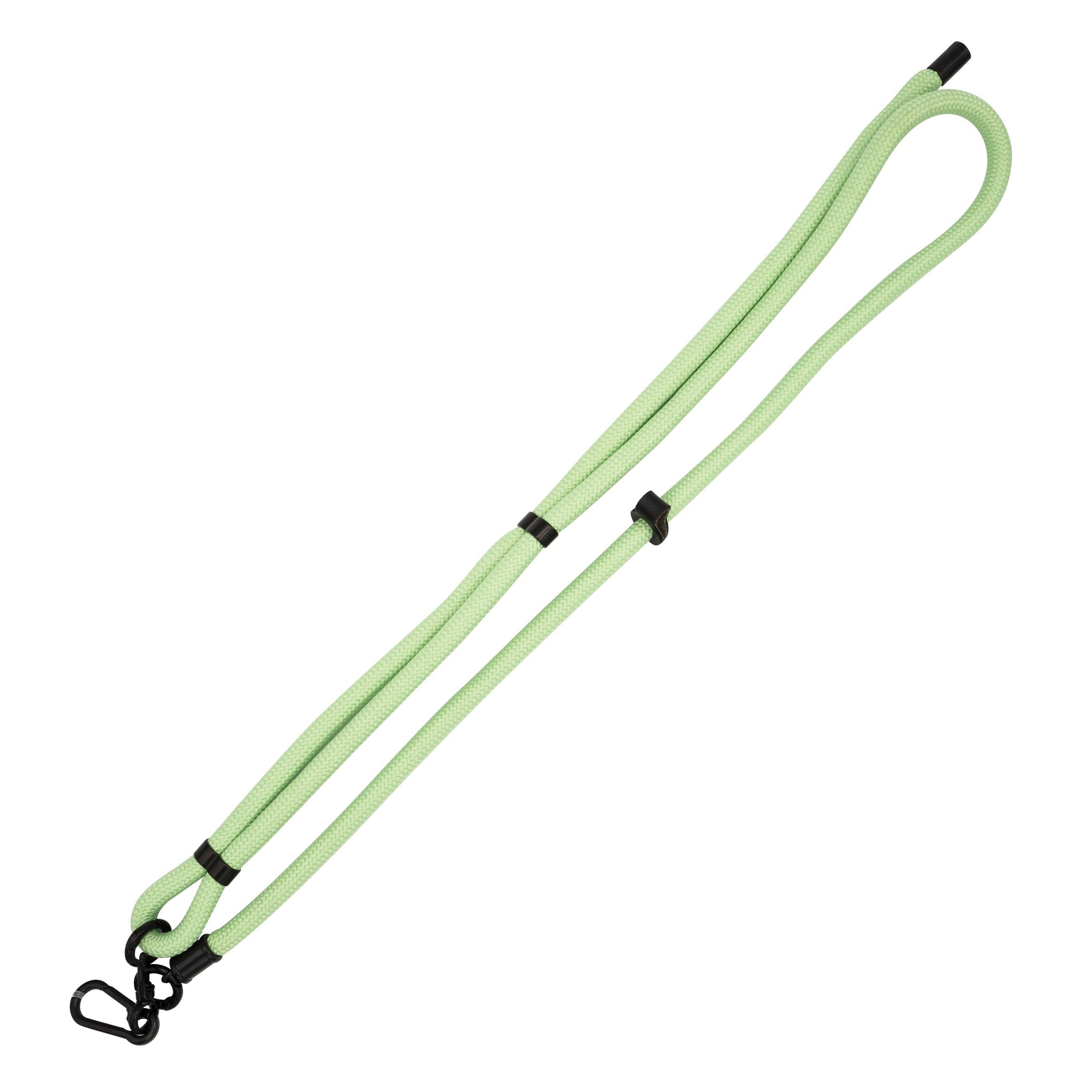 Cross Body Lanyard - Bungee Cord Style #7 Light Green 1.5m
