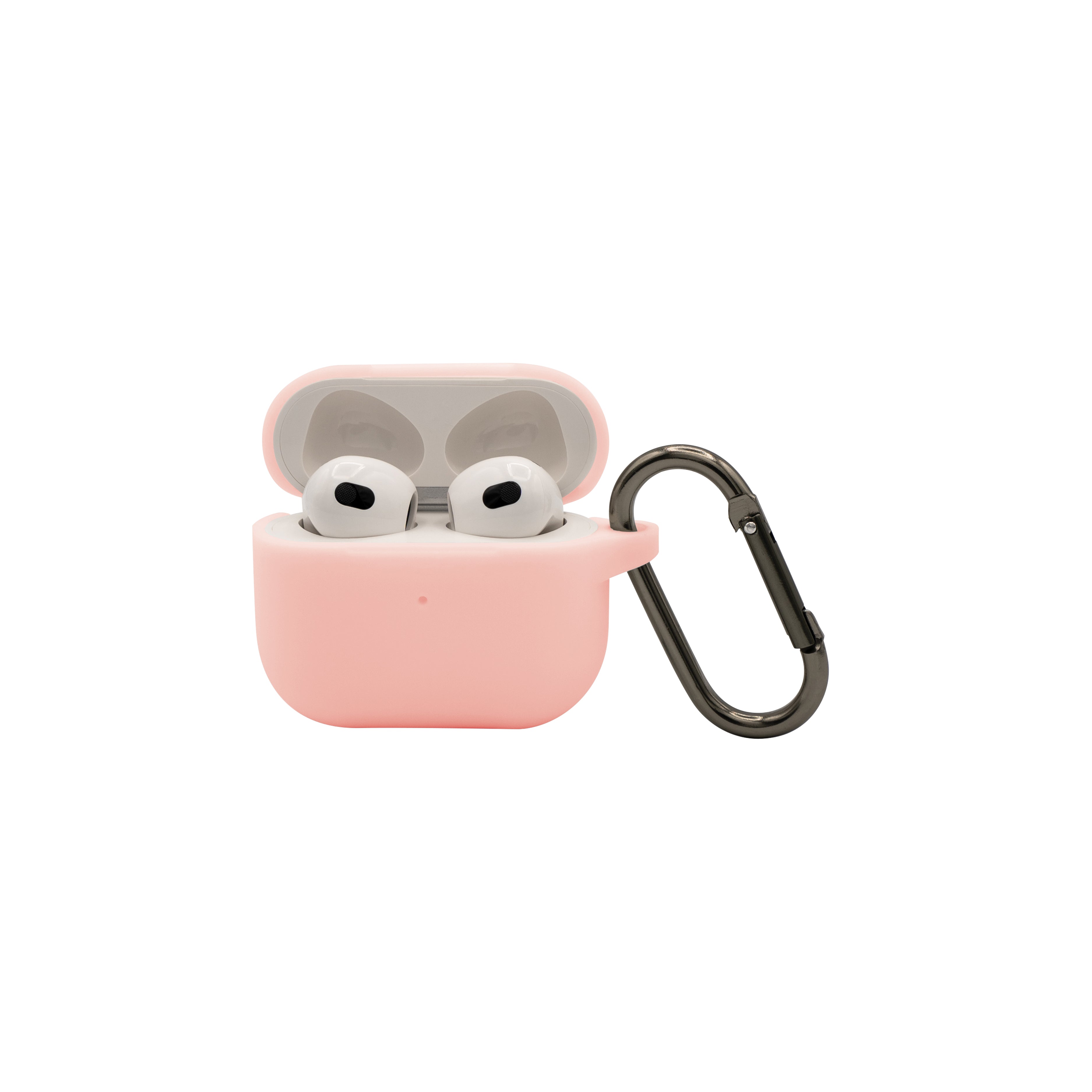 Airpod 3 Pink Casing with Carabiner