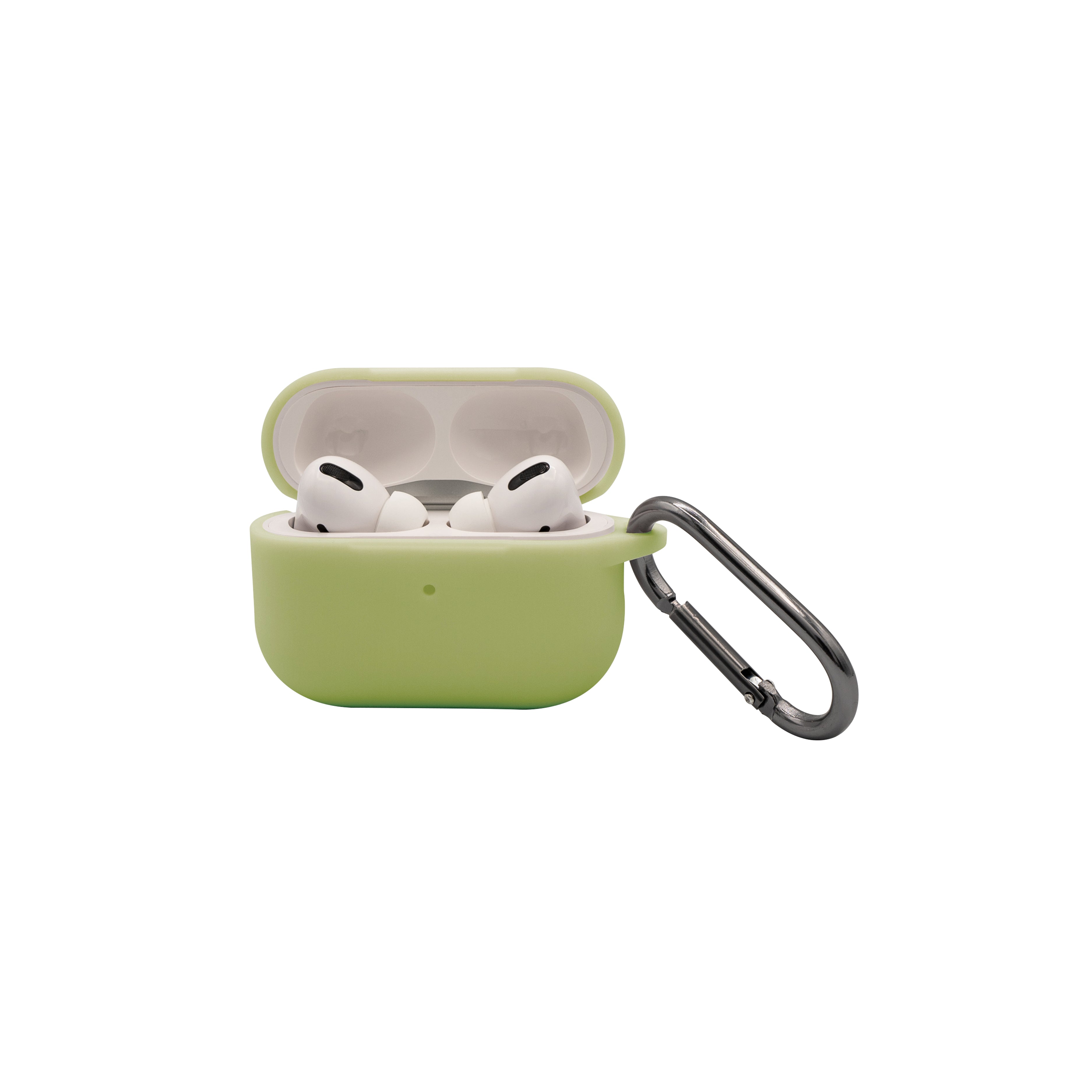 Airpod PRO 2 Matcha Green Casing with Carabiner