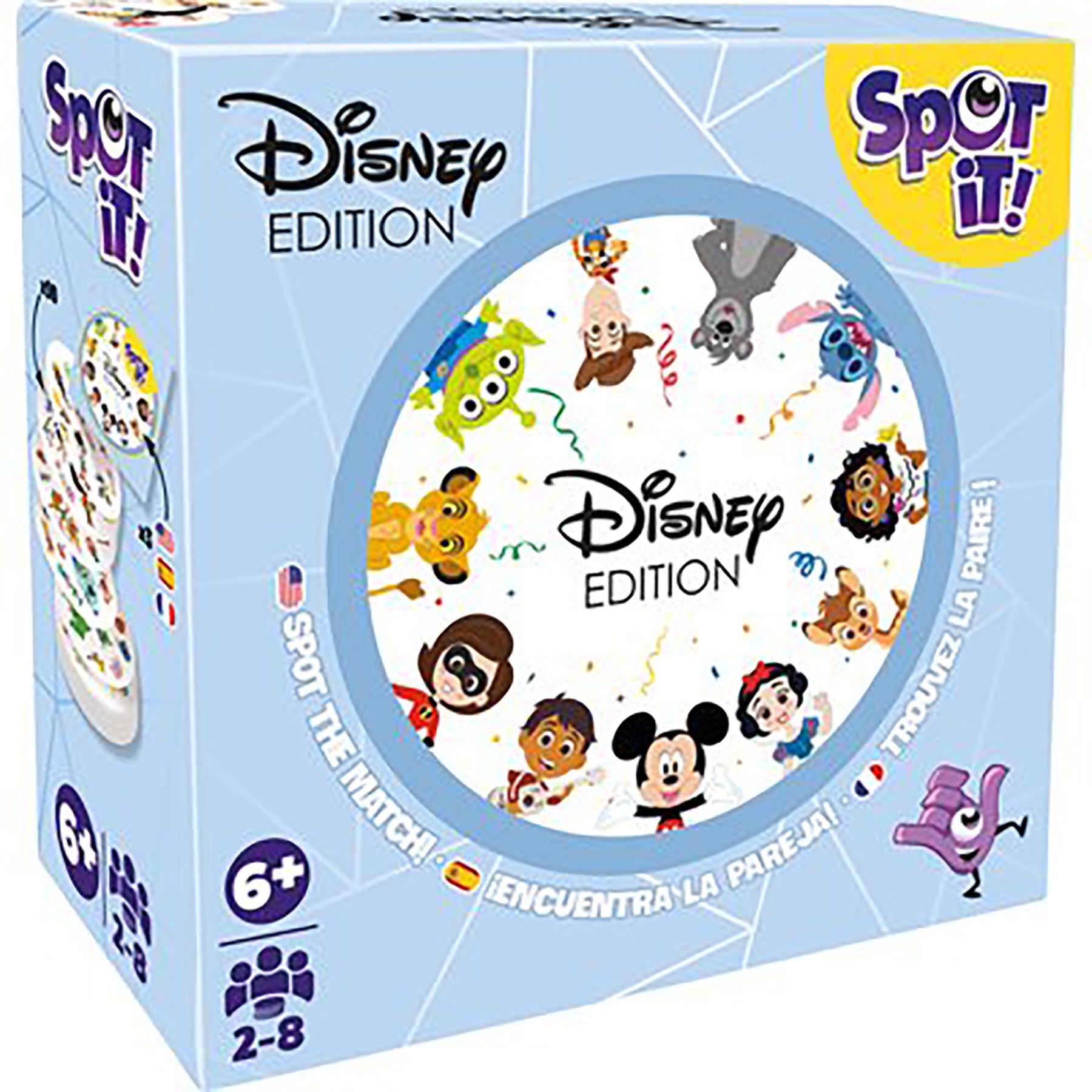 Spot It! Disney - Multilingual 6+