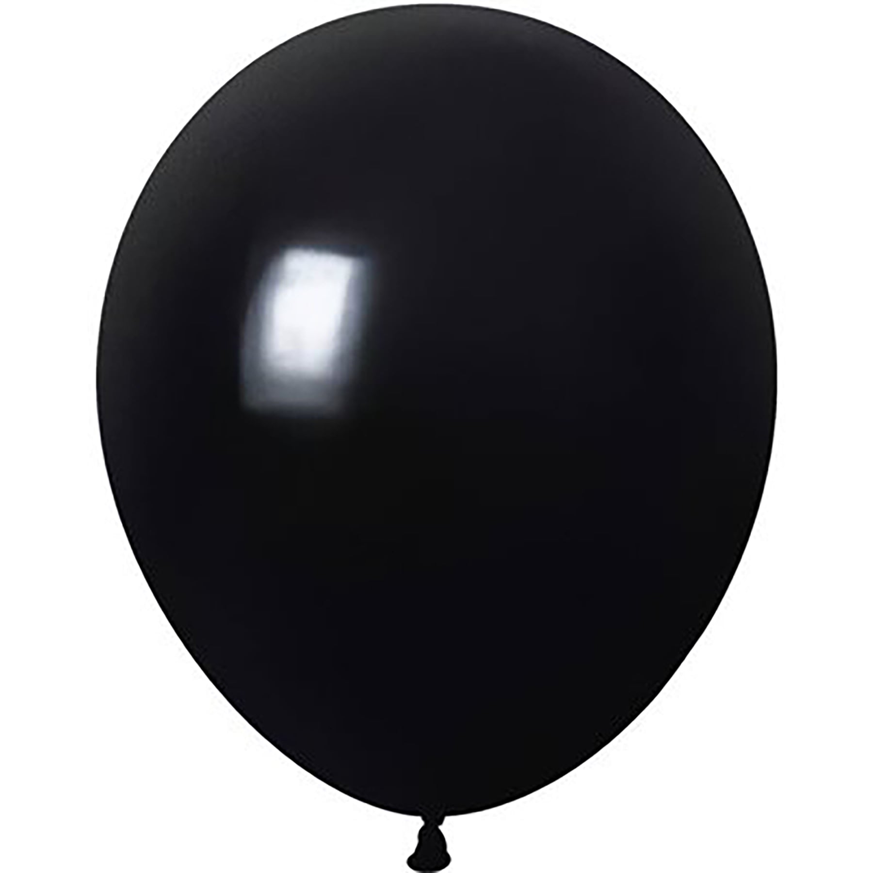 Celetex 50 Latex Balloons - Black 12in