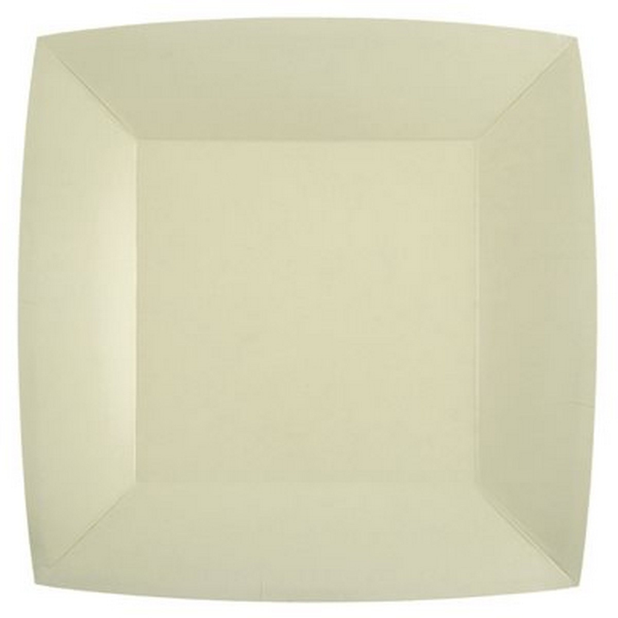 Rainbow Collection 10 Square Sand Plates - Natural Fibers - Biodegradable 9.4x9.4in