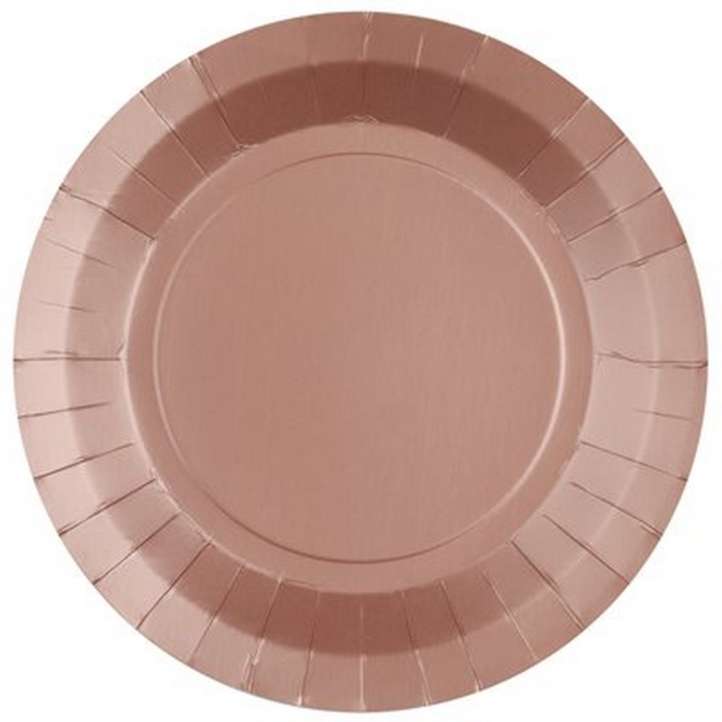 Rainbow Collection 10 Round Dusty Pink Plates - Natural Fibers - Biodegradable 9in