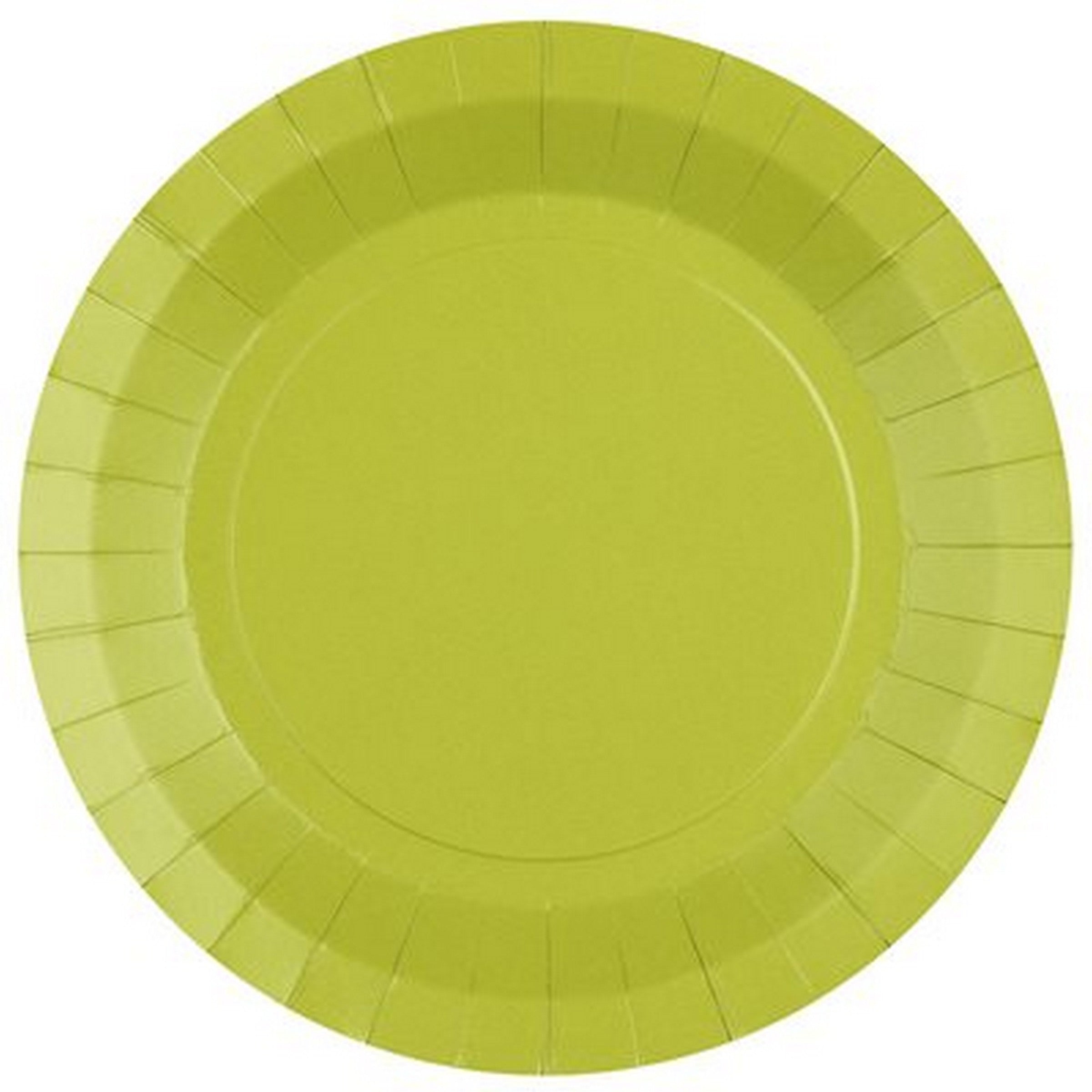 Rainbow Collection 10 Round Kiwi Plates - Natural Fibers - Biodegradable 9in