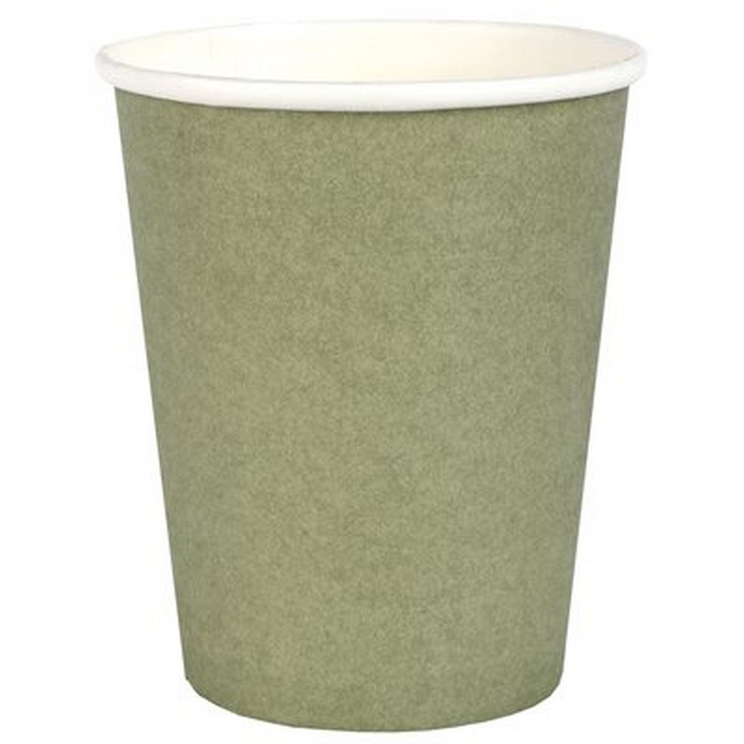 Rainbow Collection 10 Sage Paper Cups 8.5oz