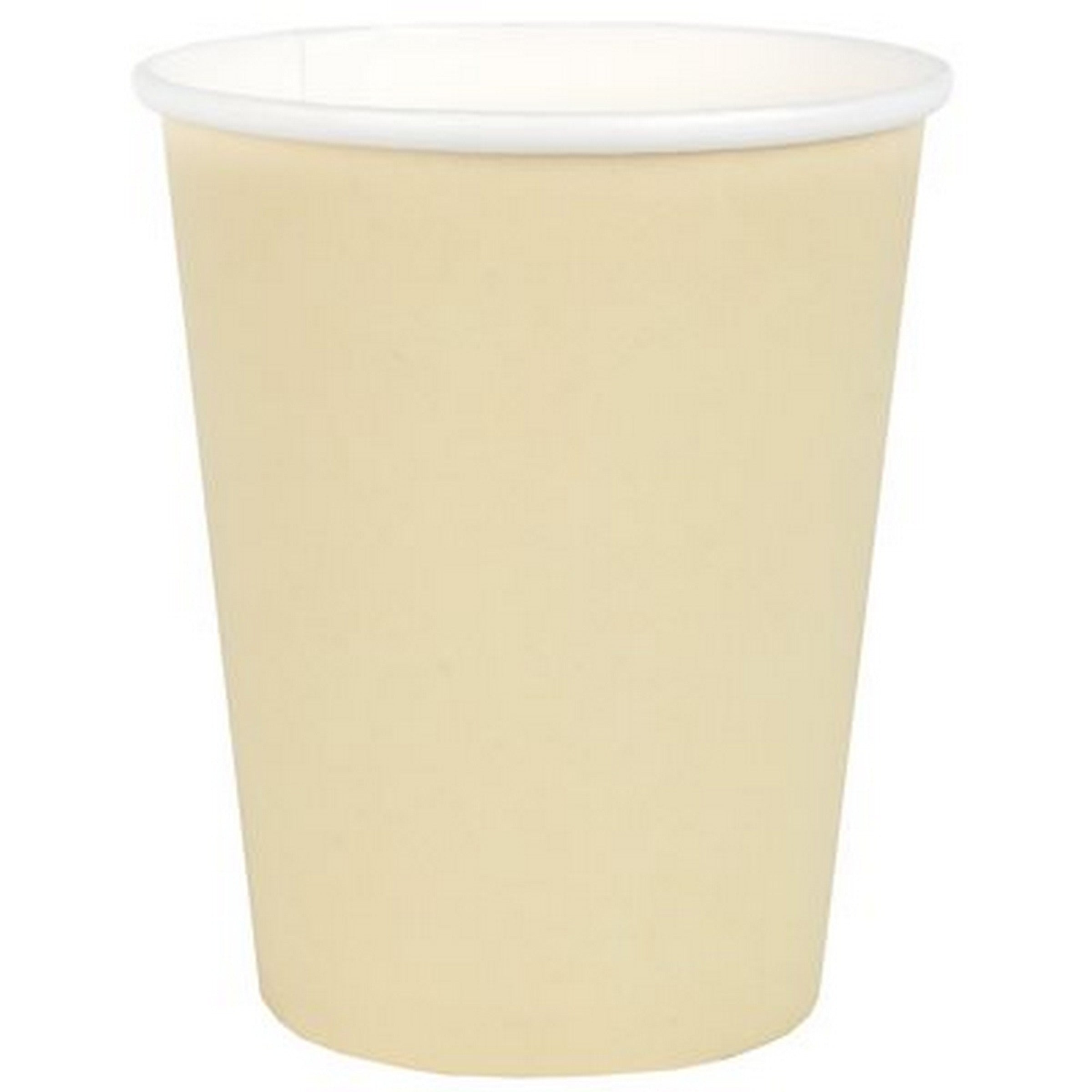 Rainbow Collection 10 Champagne Paper Cups 8.5oz