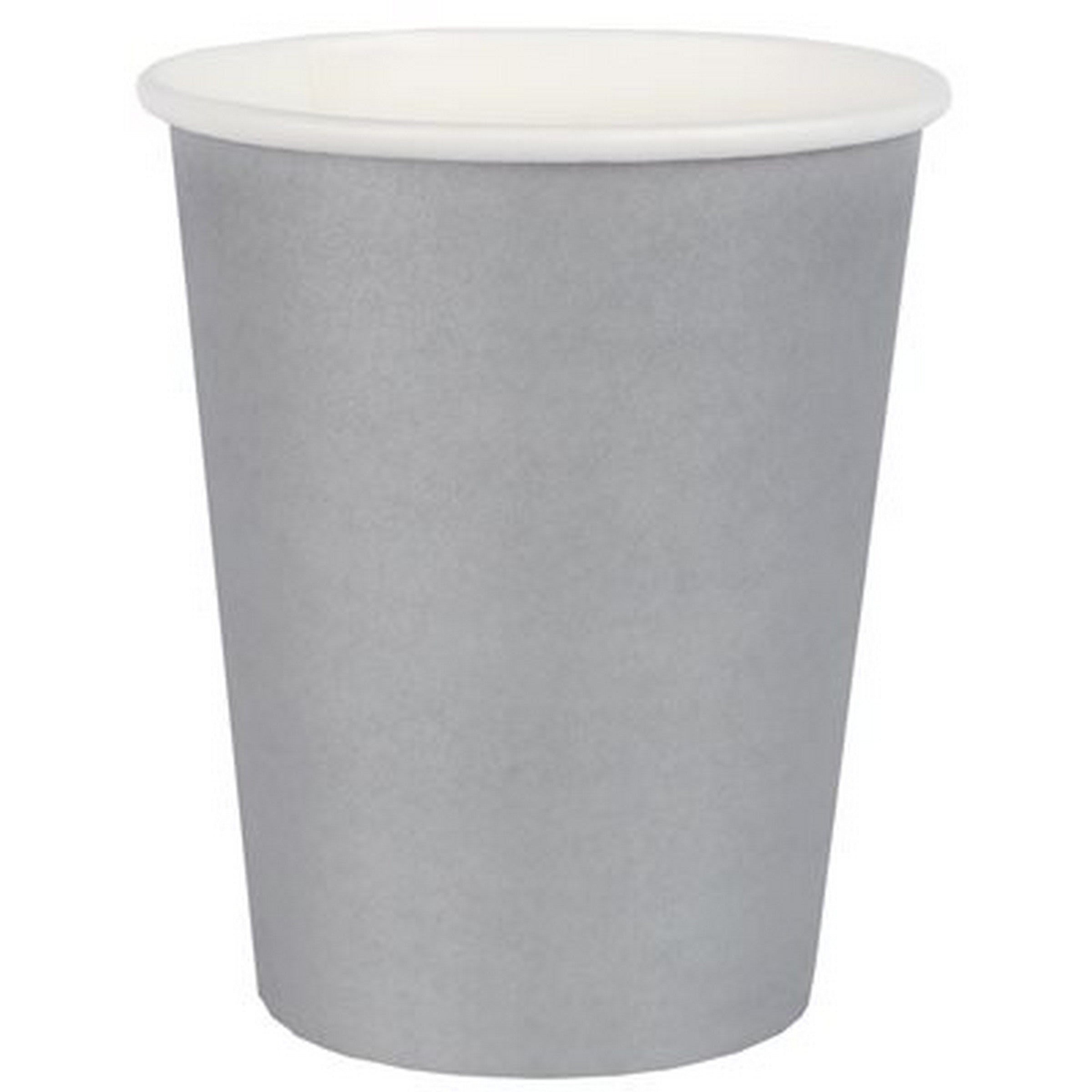 Rainbow Collection 10 Silver Paper Cups 8.5oz