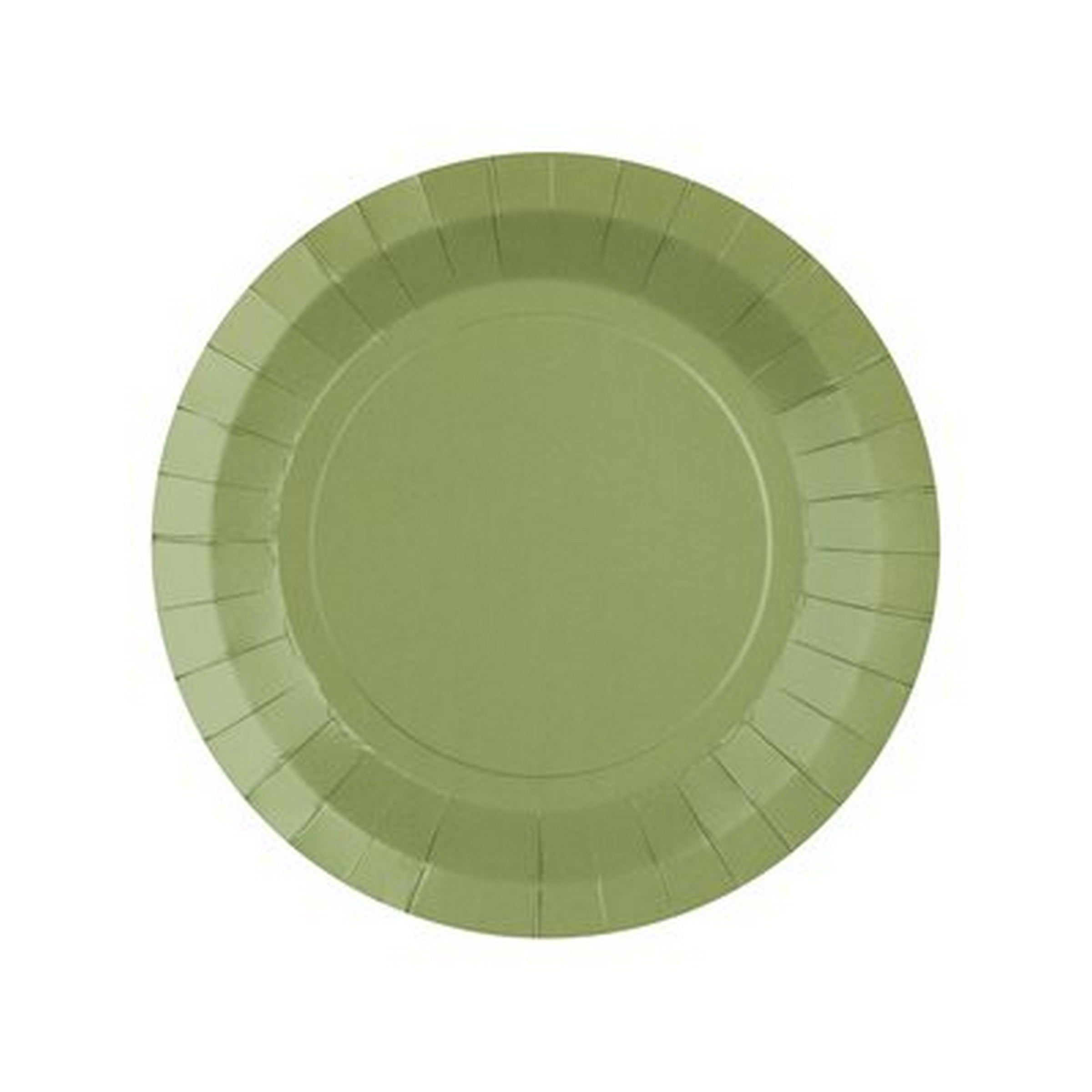 Rainbow Collection 10 Round Sage Plates - Natural Fibers - Biodegradable 7in