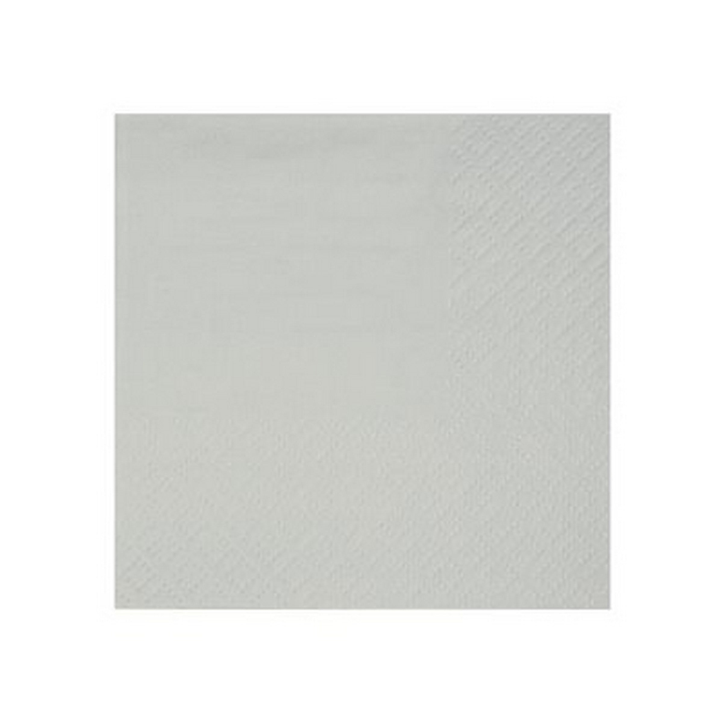 Rainbow Collection 25 Light Grey Cocktail Napkins - 3 Ply 8.3x7.9in