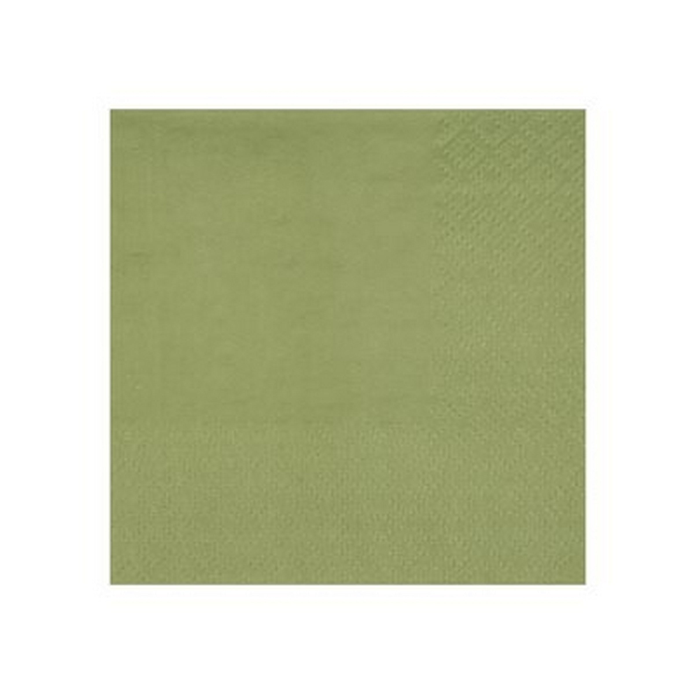 Rainbow Collection 25 Sage Cocktail Napkins - 3 Ply 8.3x7.9in