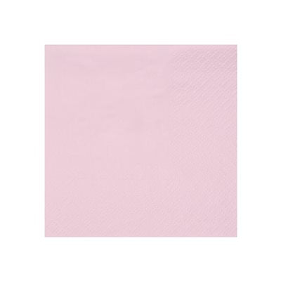 Rainbow Collection 25 Light Pink Cocktail Napkins - 3 Ply 8.3x7.9in