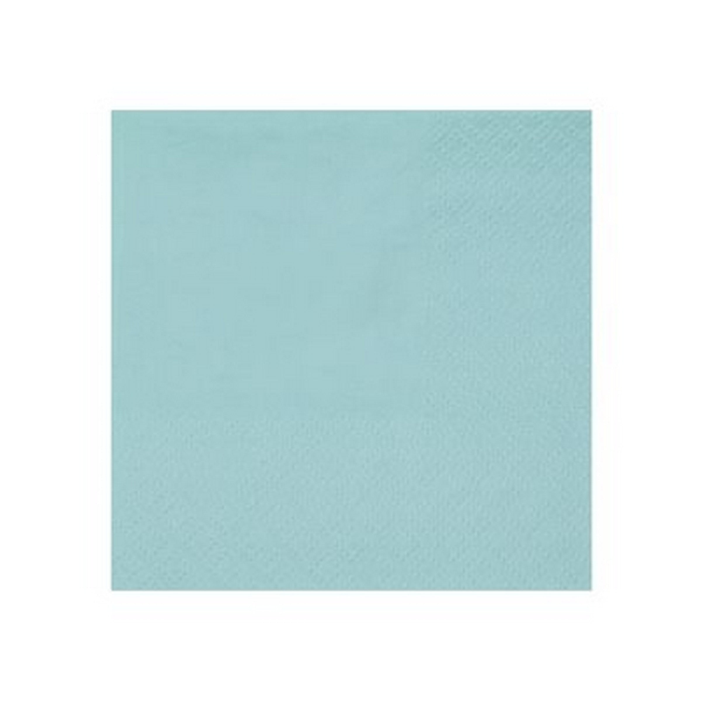 Rainbow Collection 25 Light Blue Cocktail Napkins- 3 Ply 8.3x7.9in
