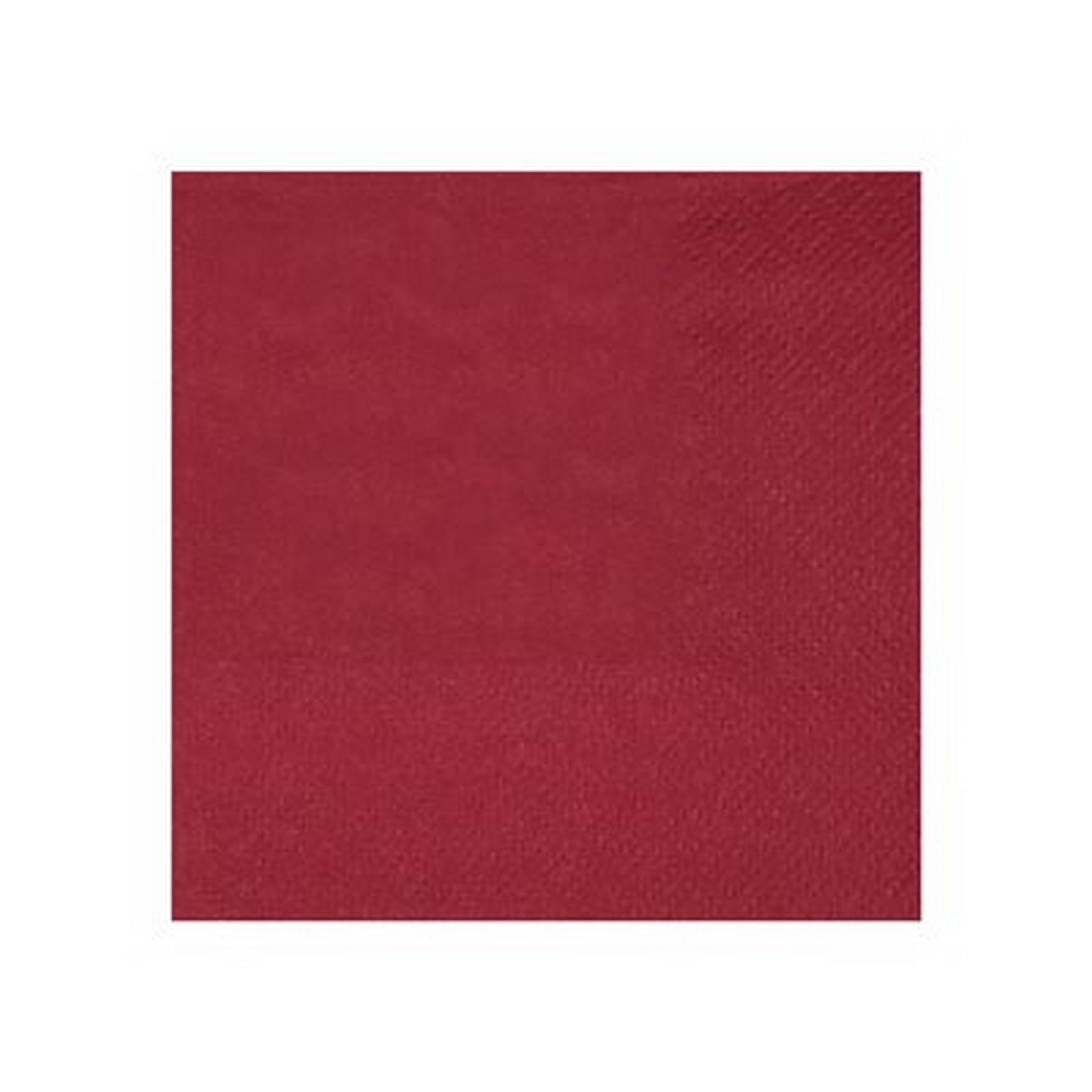 Rainbow Collection 25 Bordeaux Cocktail Napkins - 3 Ply 8.3x7.9in