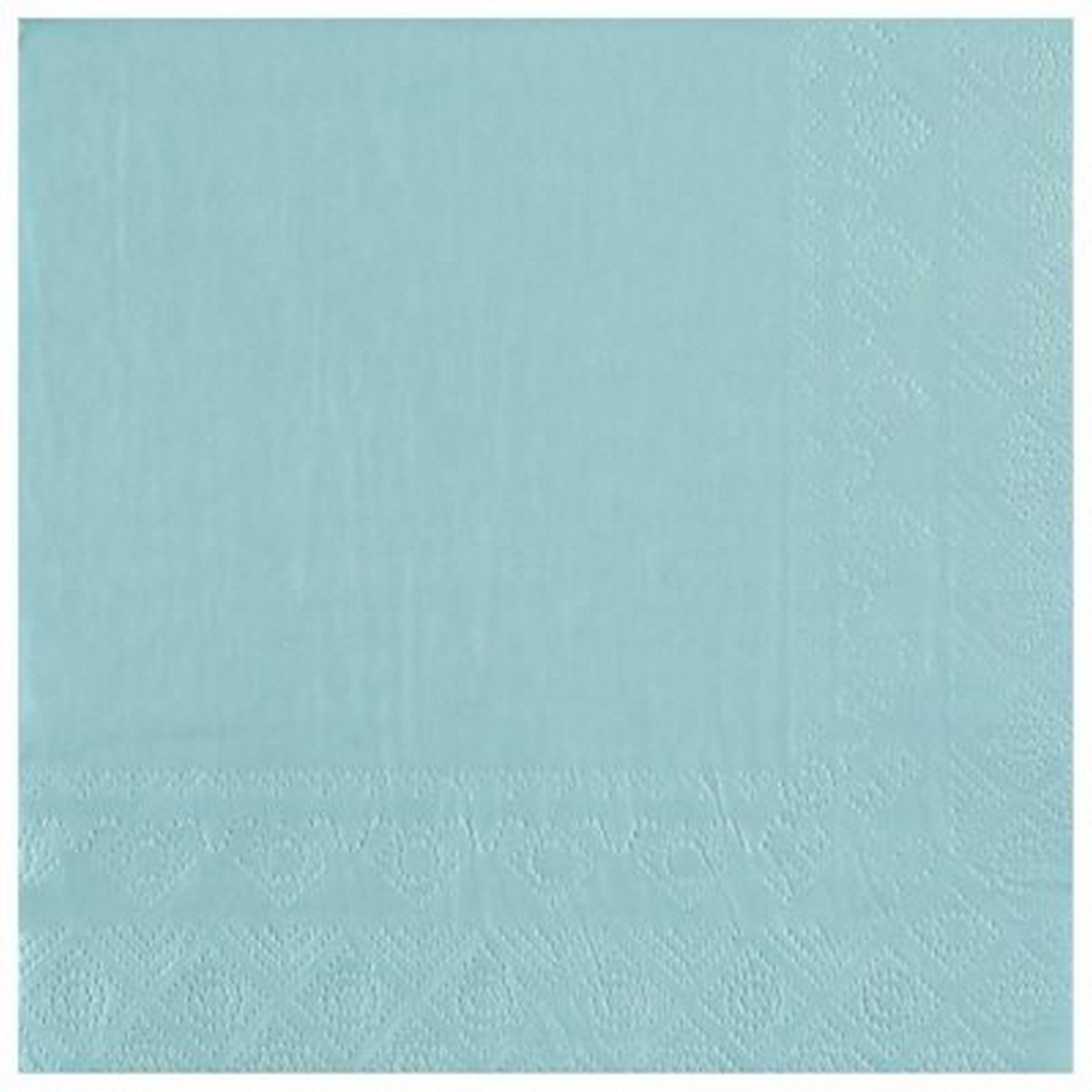 Rainbow Collection 25 Light Blue Luncheon Napkins - 2 Ply 13x13in