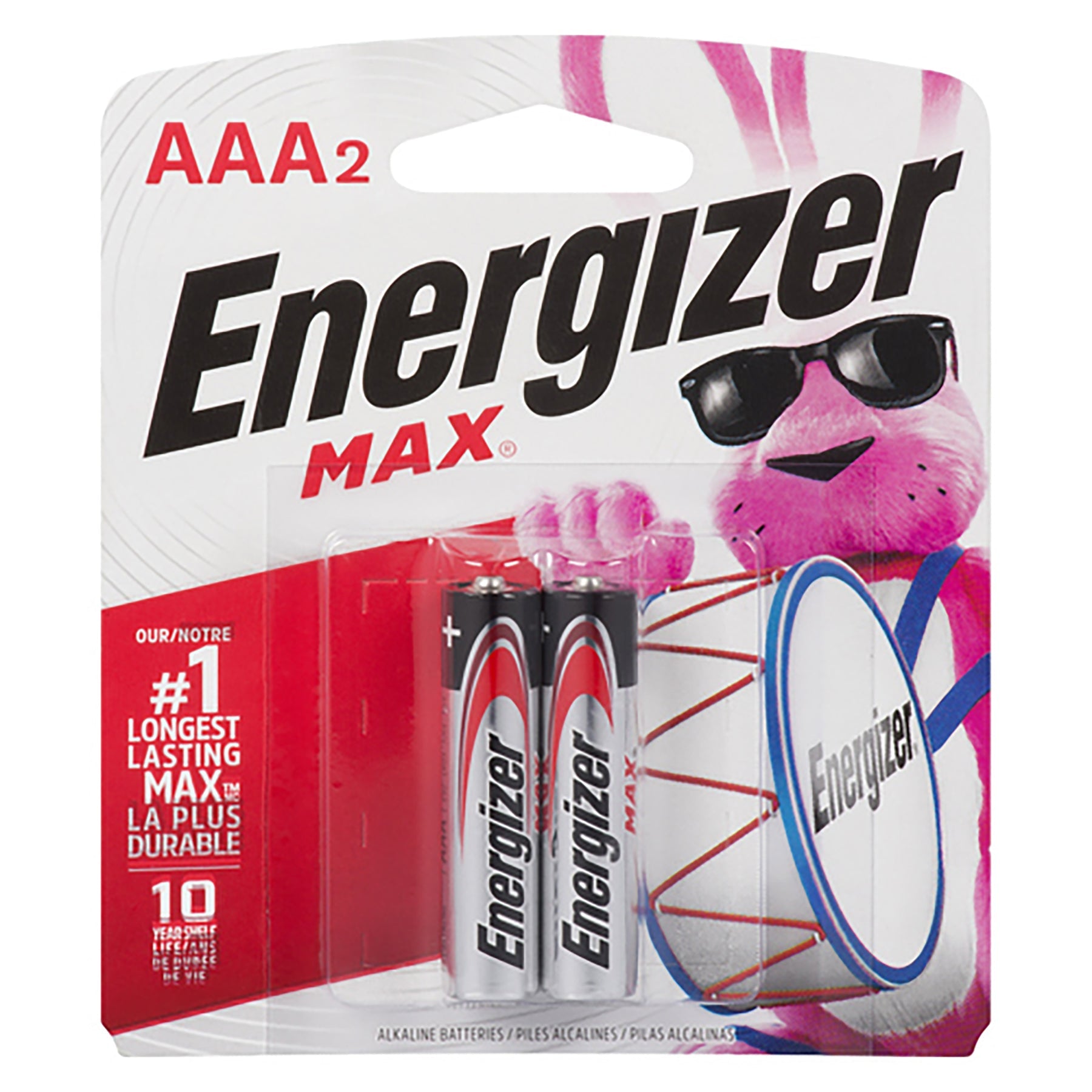 Energizer Max 2 AAA Alkaline Batteries Eco Fee $0.08SUS