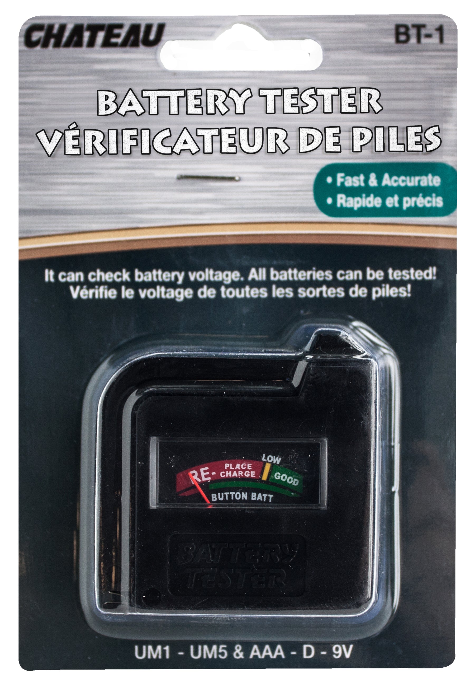 Chateau Battery Tester 2x2in