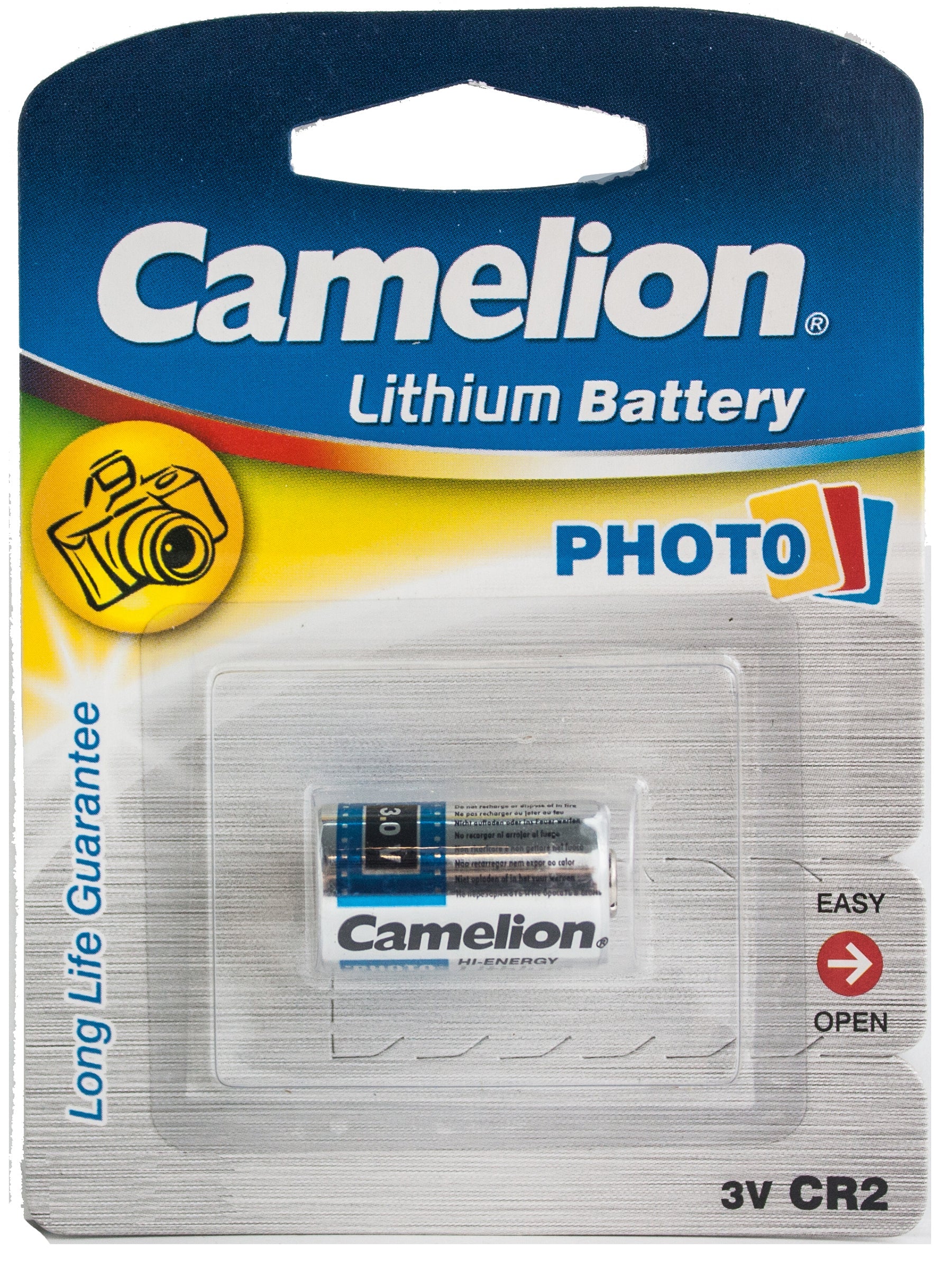 Camelion CR2 Lithium Battery Eco Fee $0.1SUS