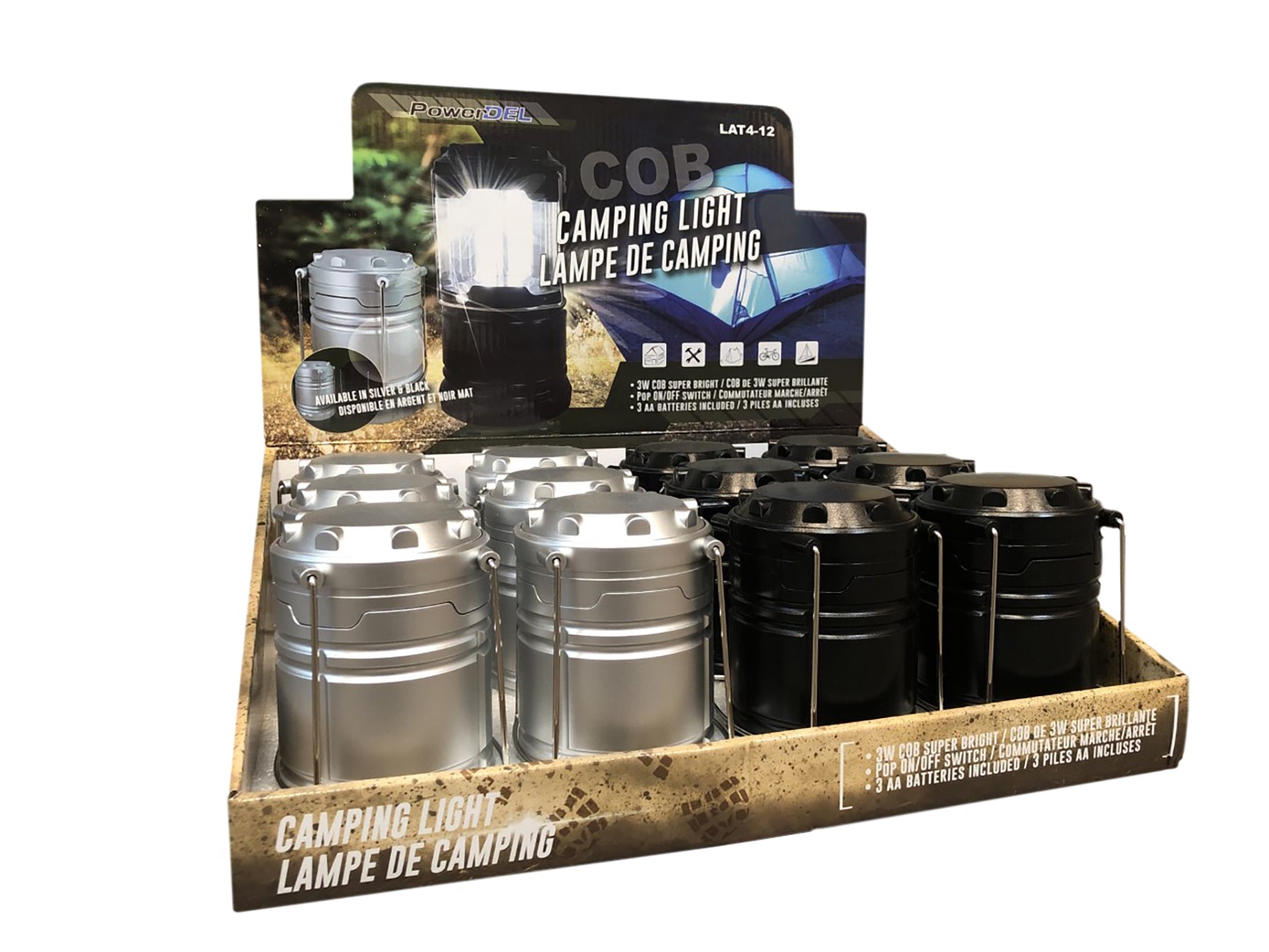 Camping Light - 3 AA Batteries not Included Eco Fee $0.1SUS VRT