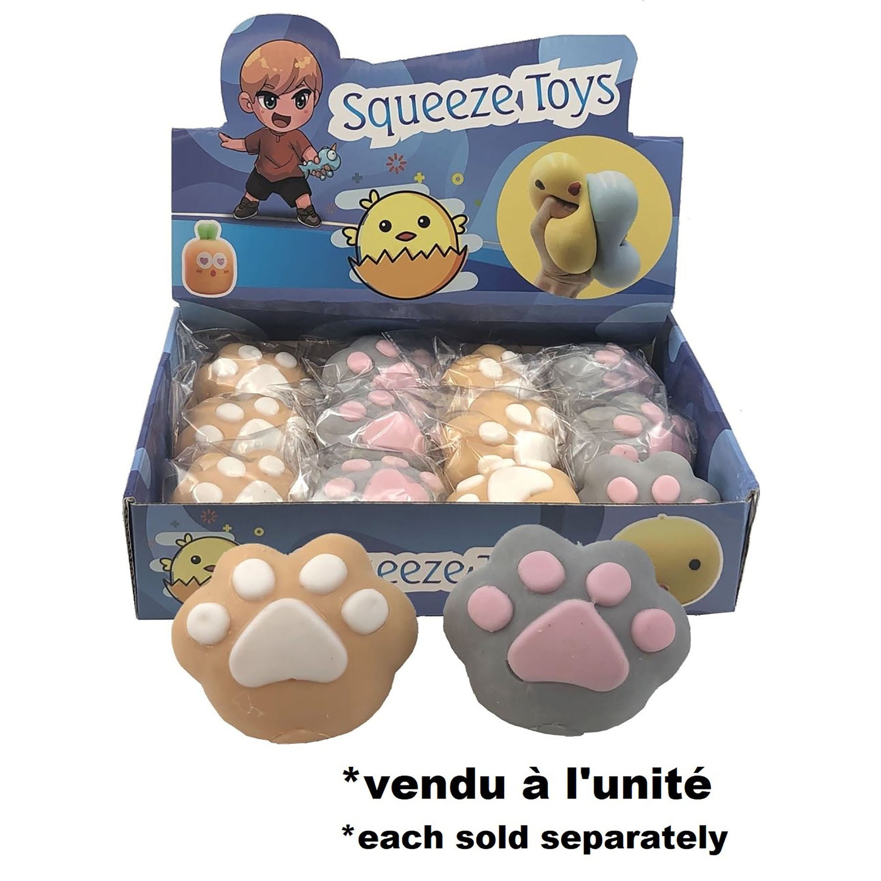 Stress Toy - Pawprint 2.75in 5+