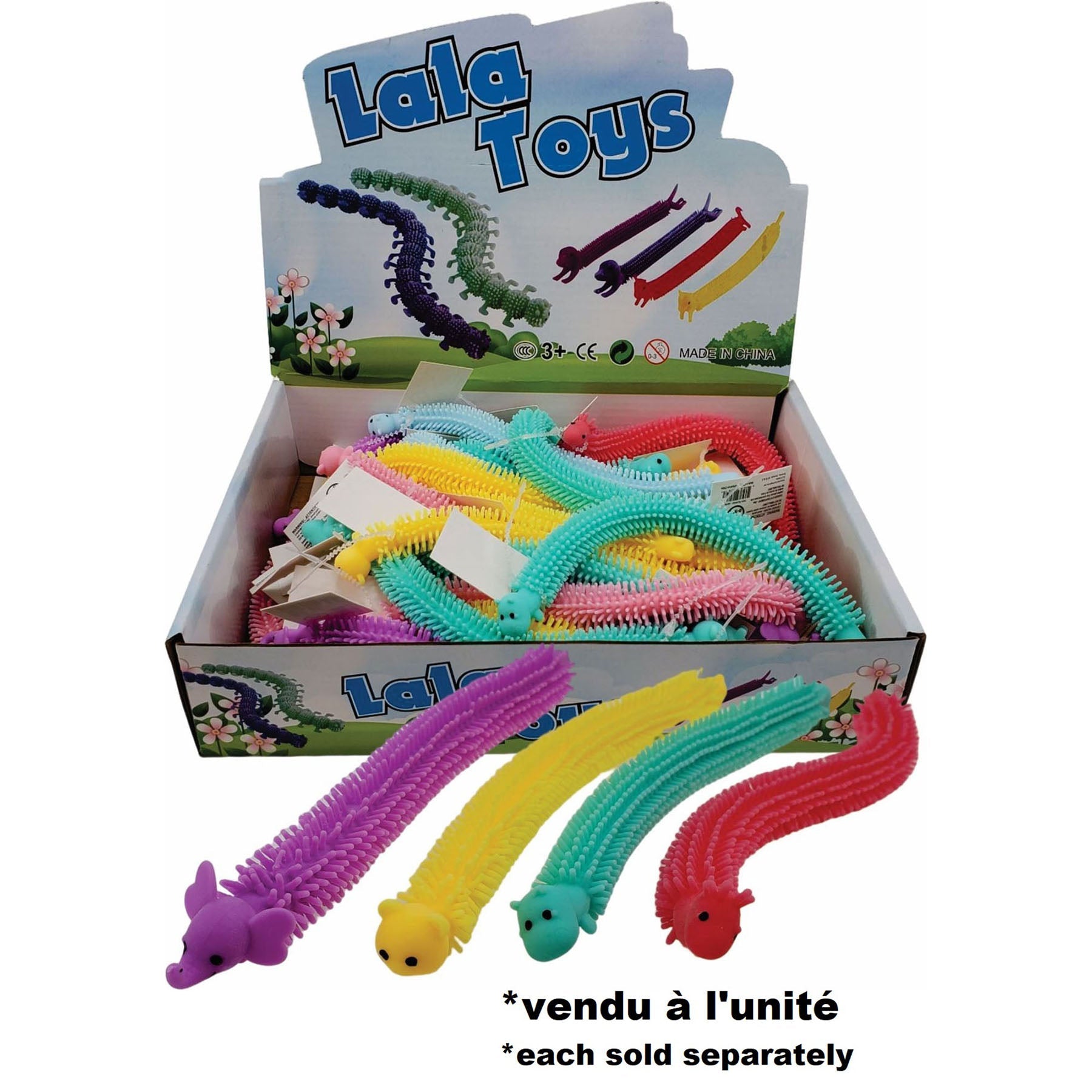 Stretchy Zoo Animal - Rubber 7.5in 5+