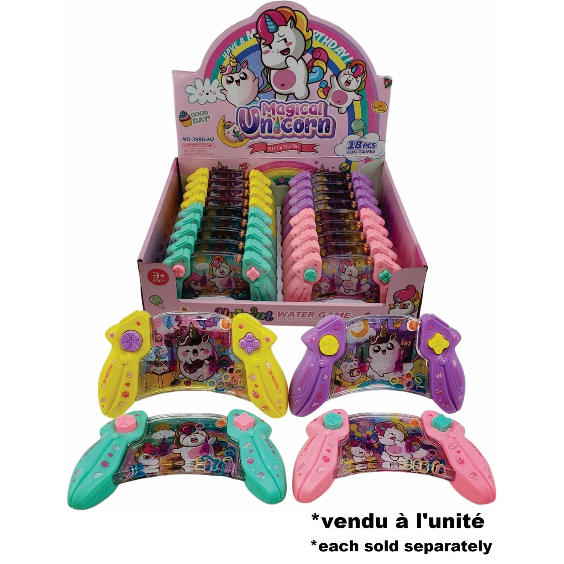 Unicorn Water Game 6x4in 3+