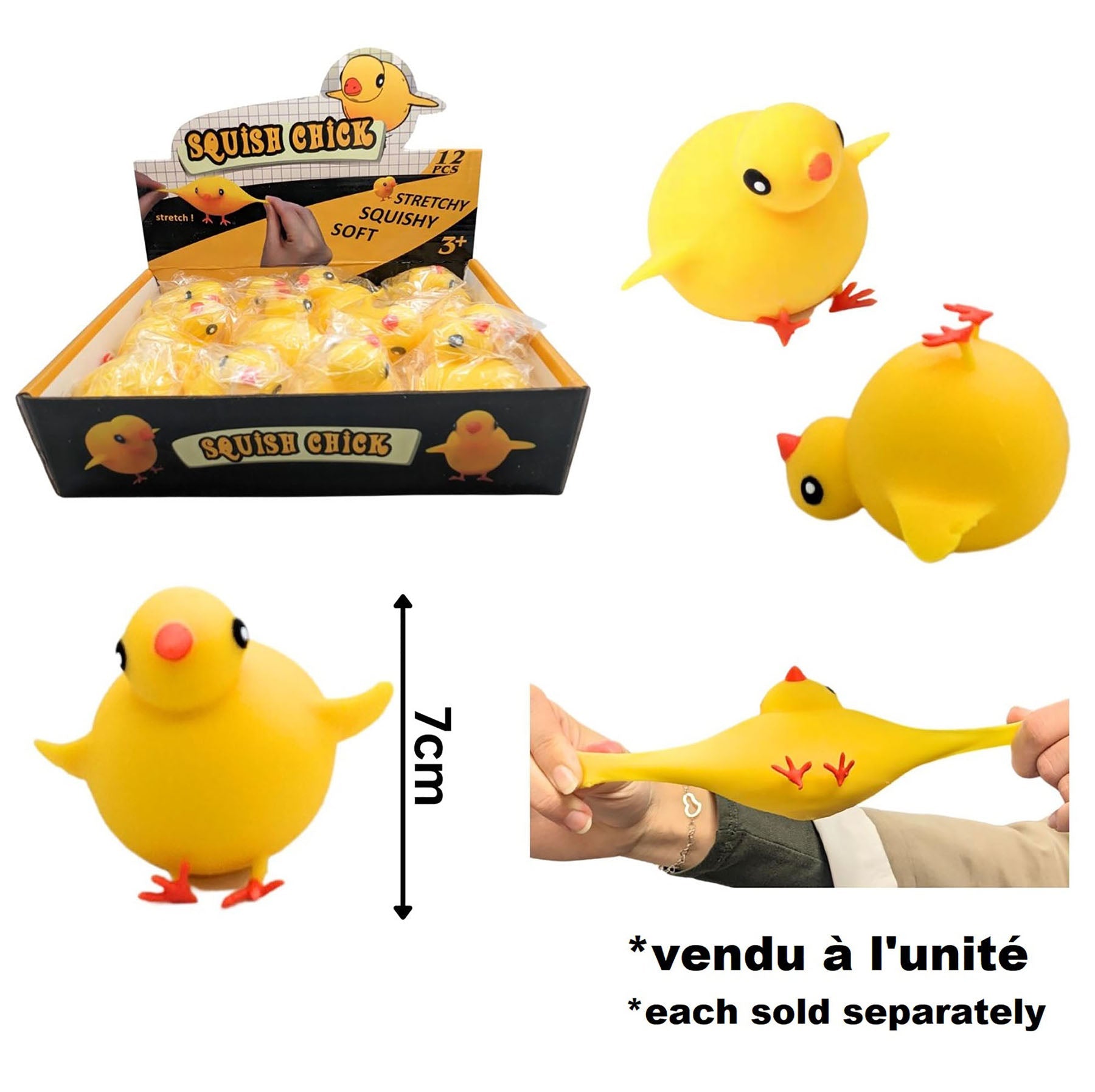 Squish Chick 2.75in (7cm)