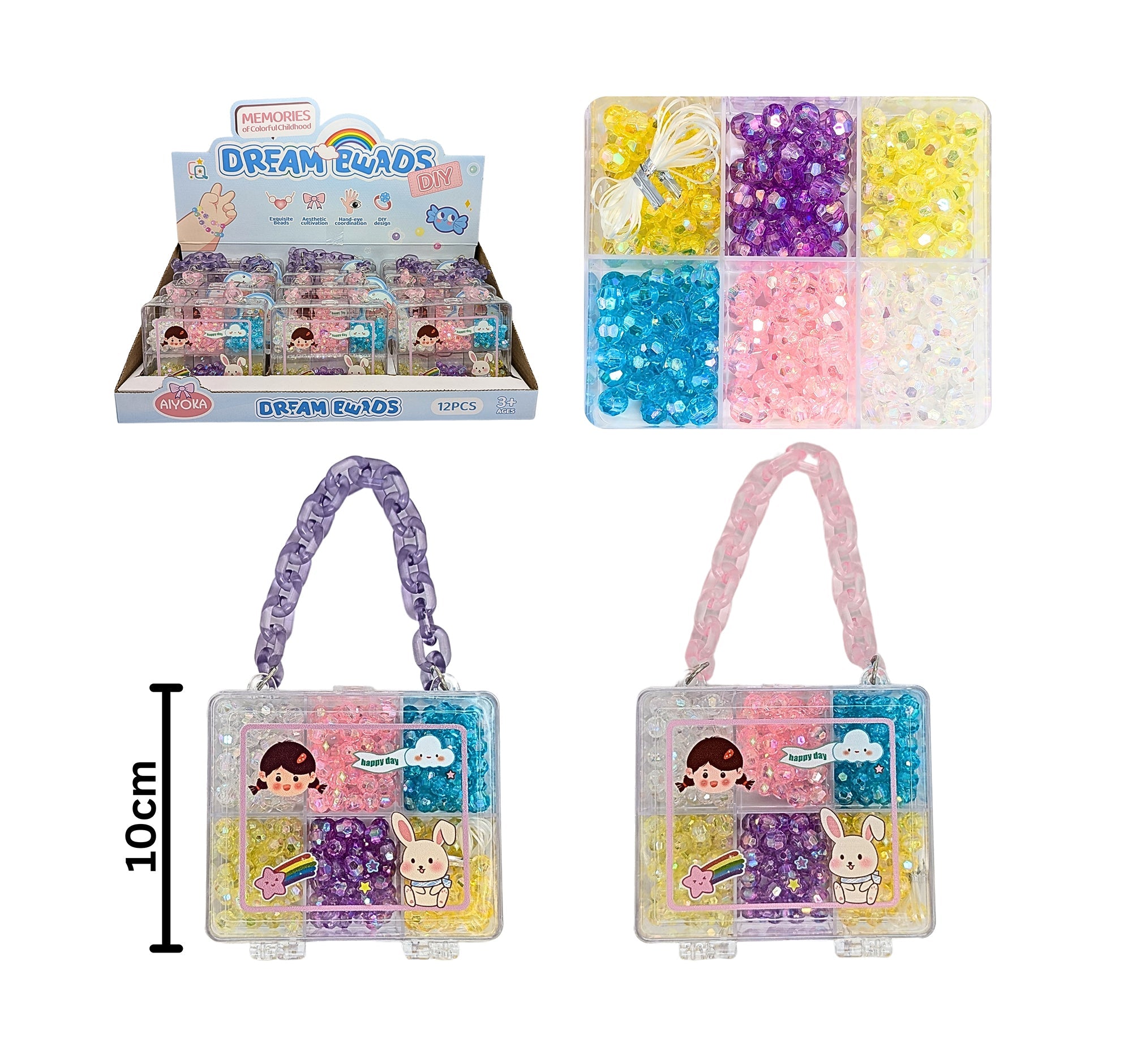 Jewelry Kit - Purse Shaped Box Age 3+ 4.1x3.75in VRT