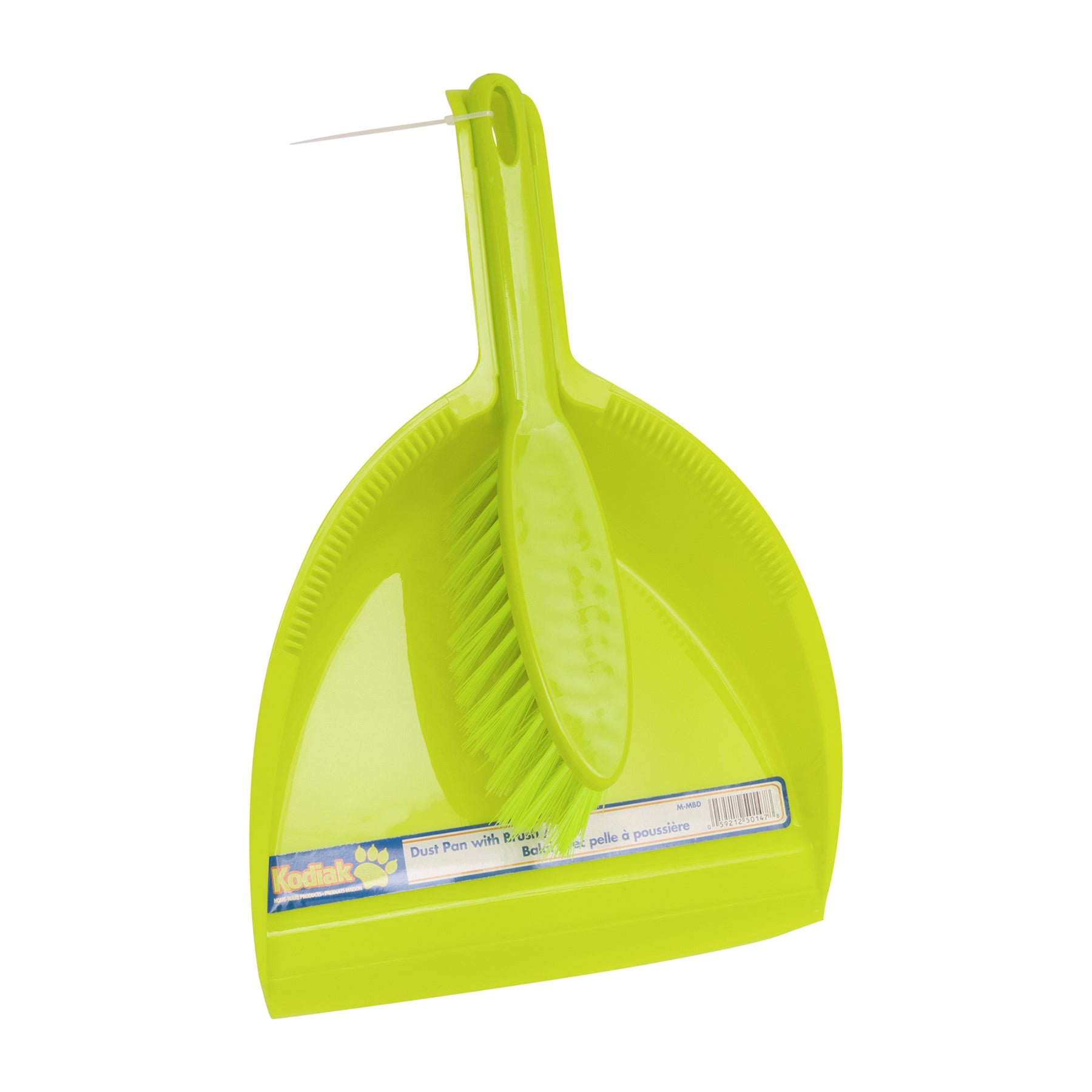 Kodiak 2pcs Dustpan and Brush 10in brush