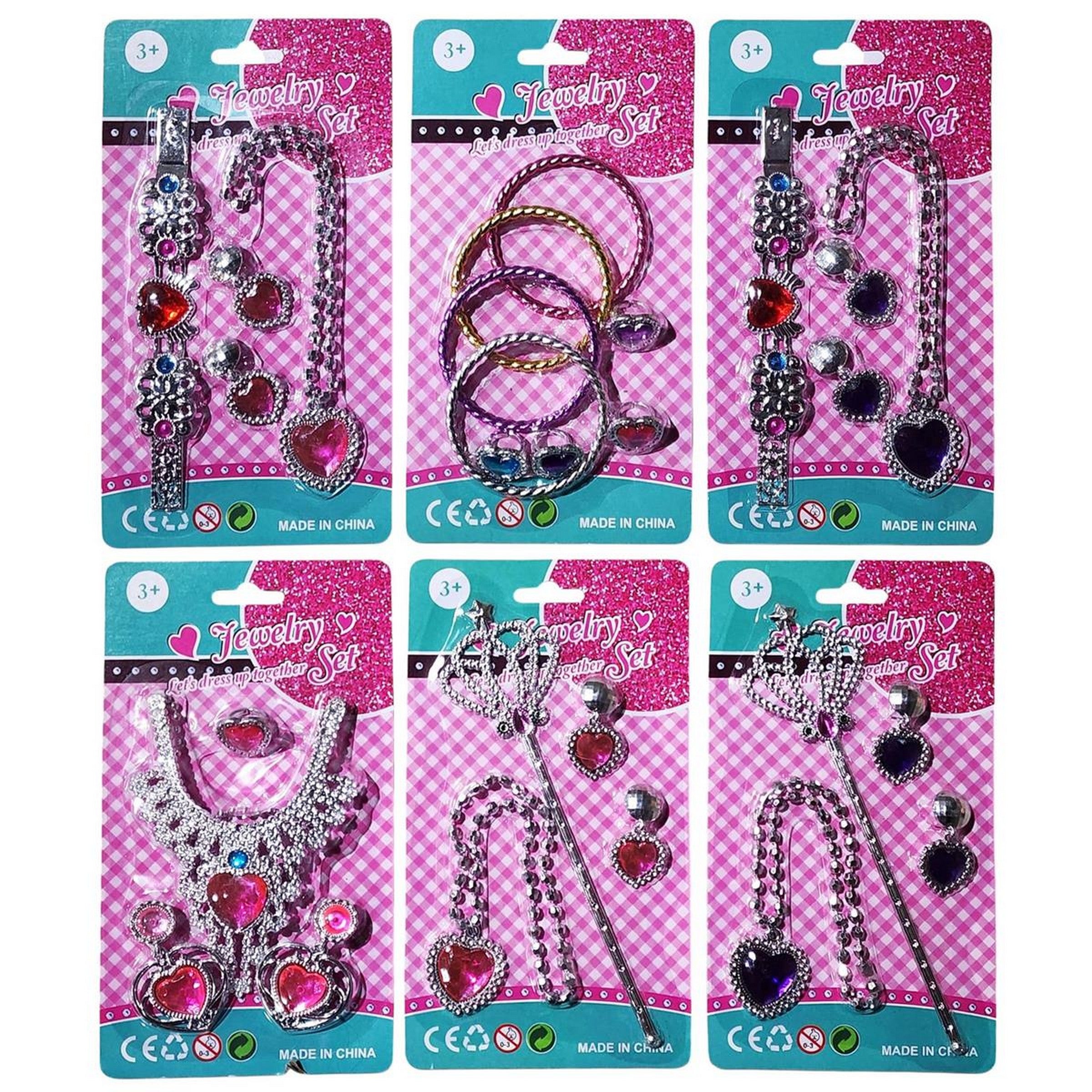 Jewelry Set - Plastic 4pcs to 8pcs Age 3+ VRT