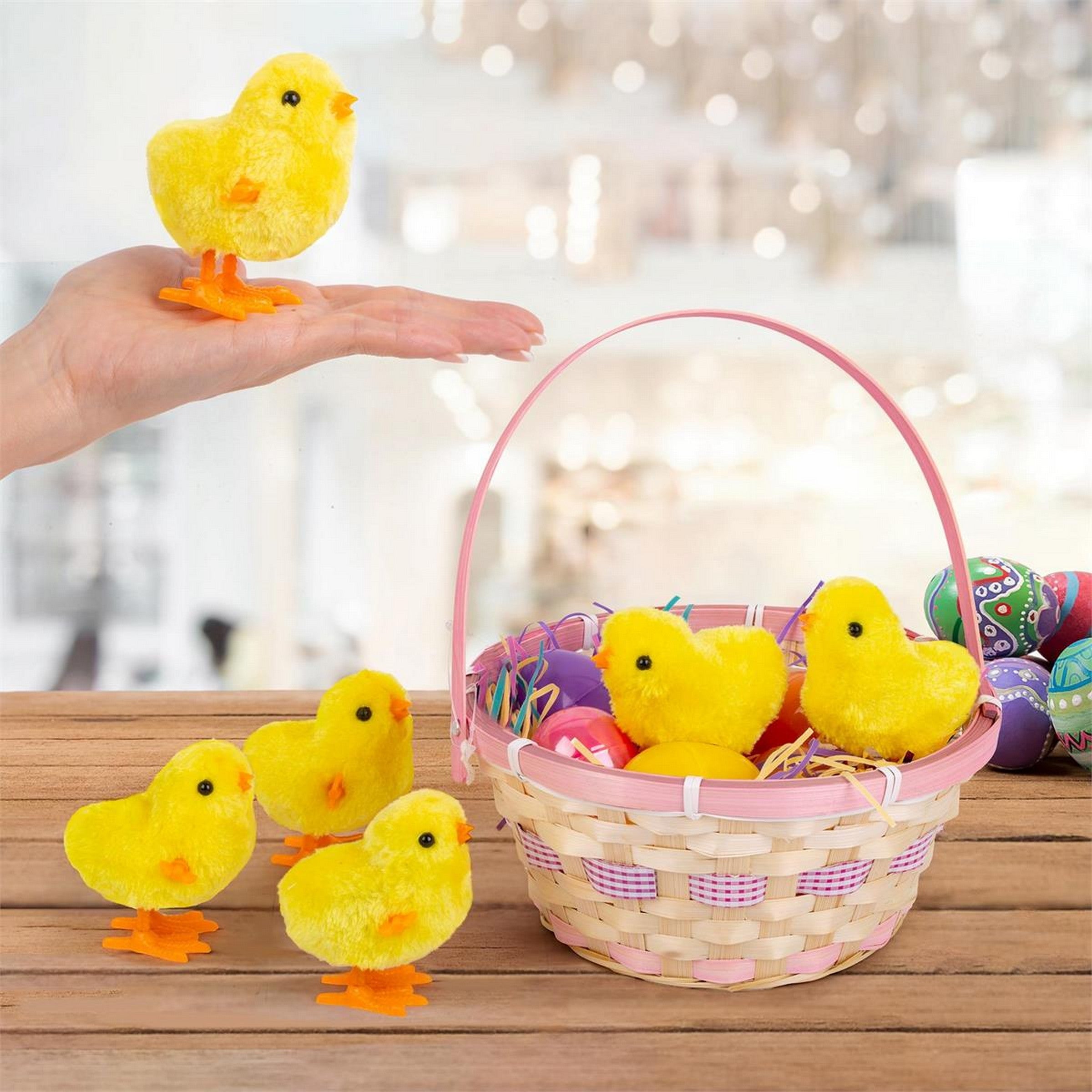 Easter Yellow Wind-up Chicken