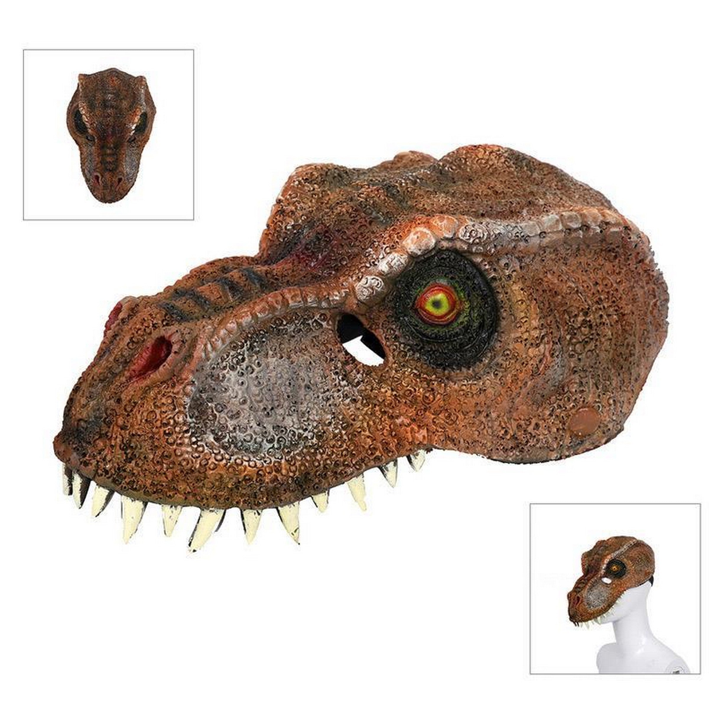 Party Gear Halloween PU Foam Dinosaur Mask