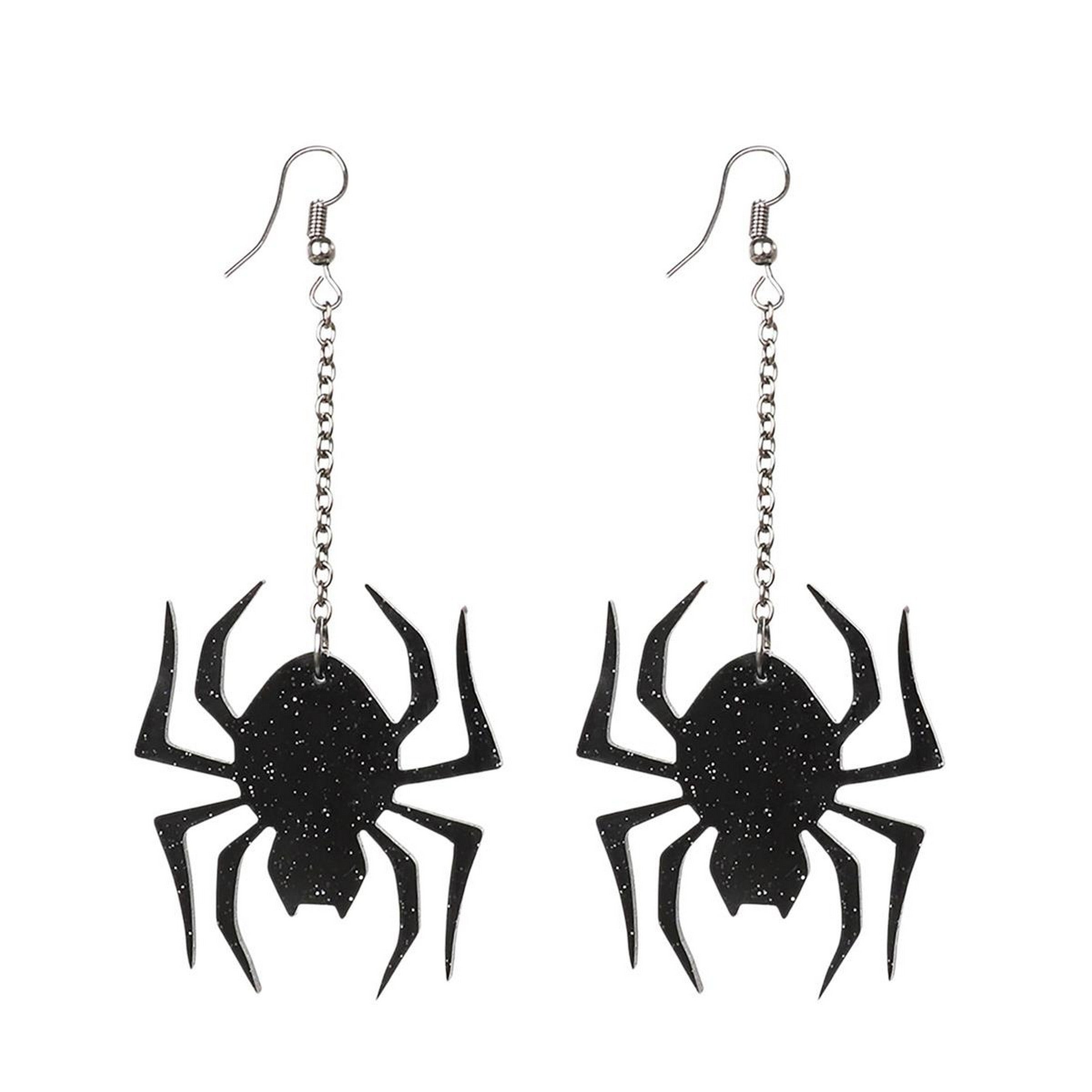 Party Gear Halloween 1 Pair Dangling Spider Earrings