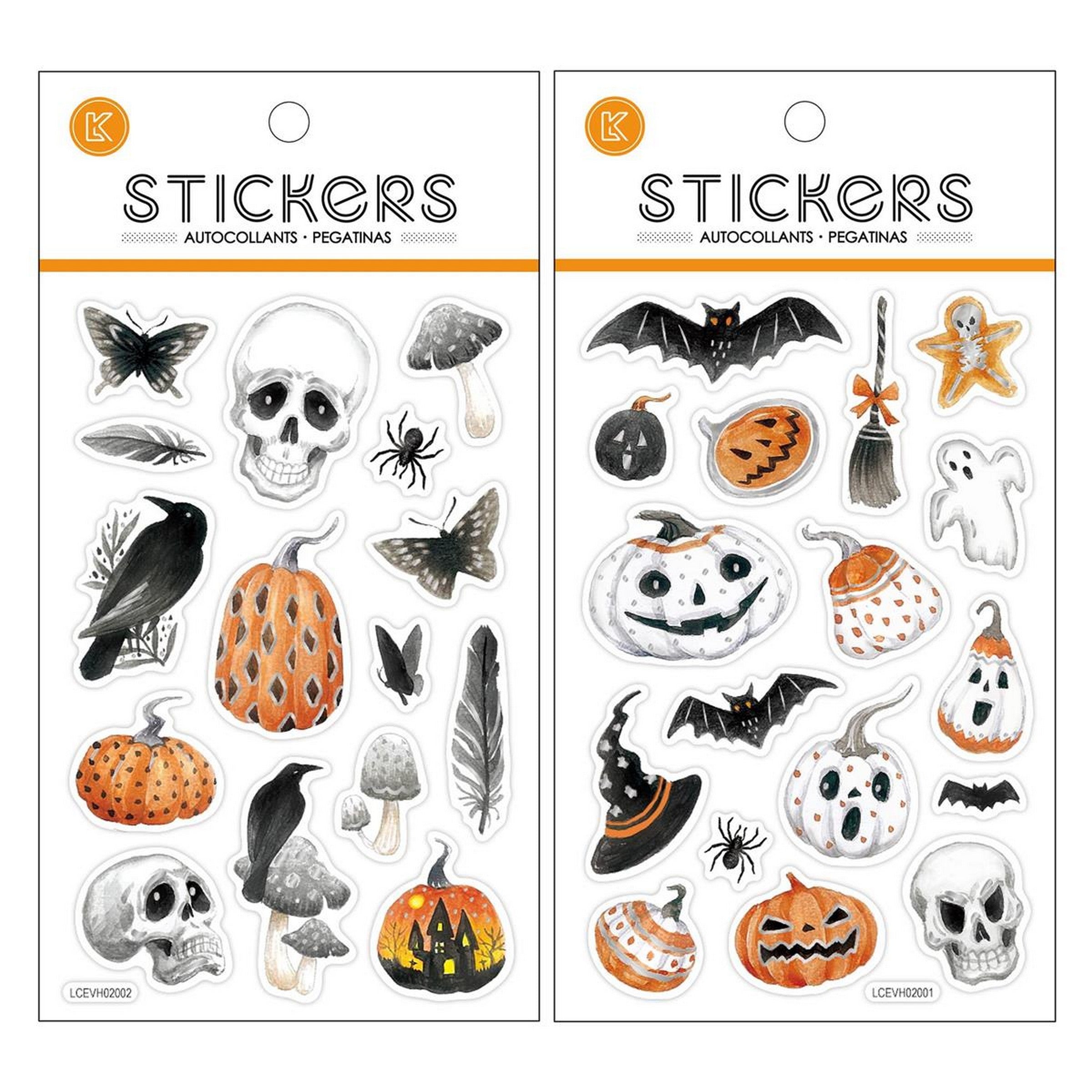 Hoot Halloween Stickers 7.5x4in VRT