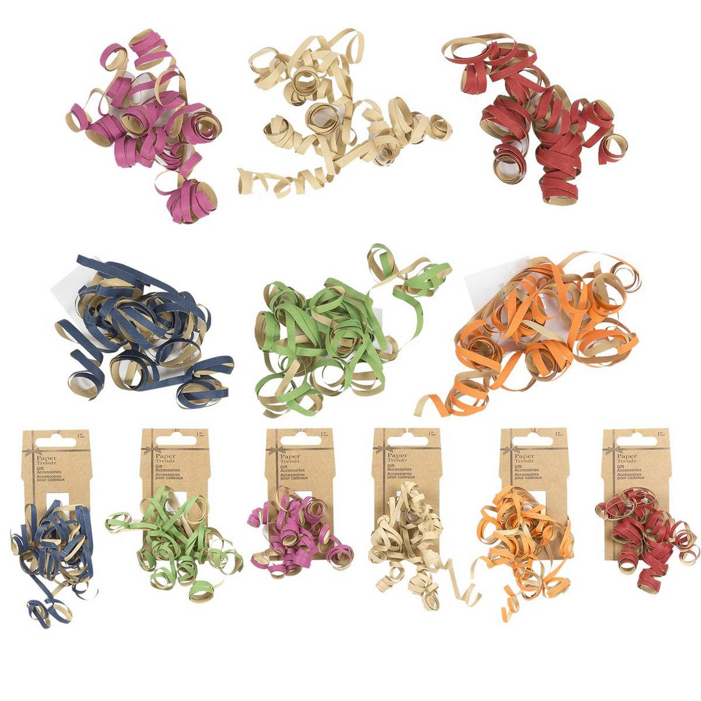 Kraft Paper Curly Swirl 4in VRT