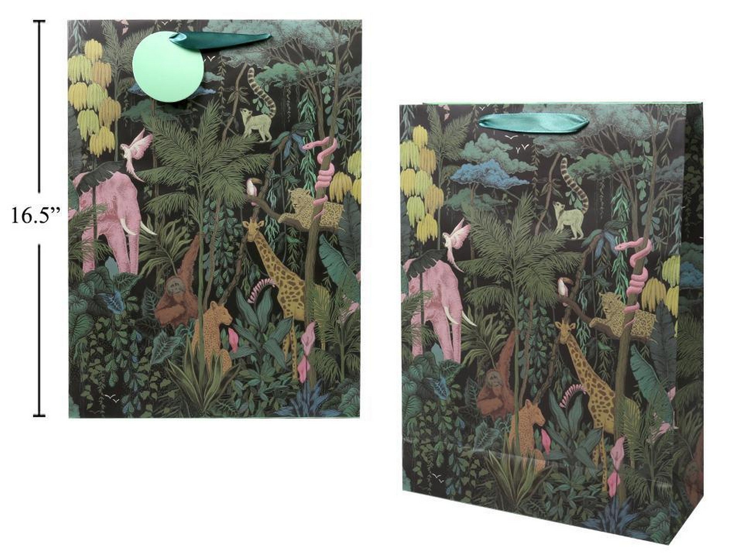 Paper Trendz Matte Gift Bag - Nature Jumbo 12.2W x16.5H x4.7D in