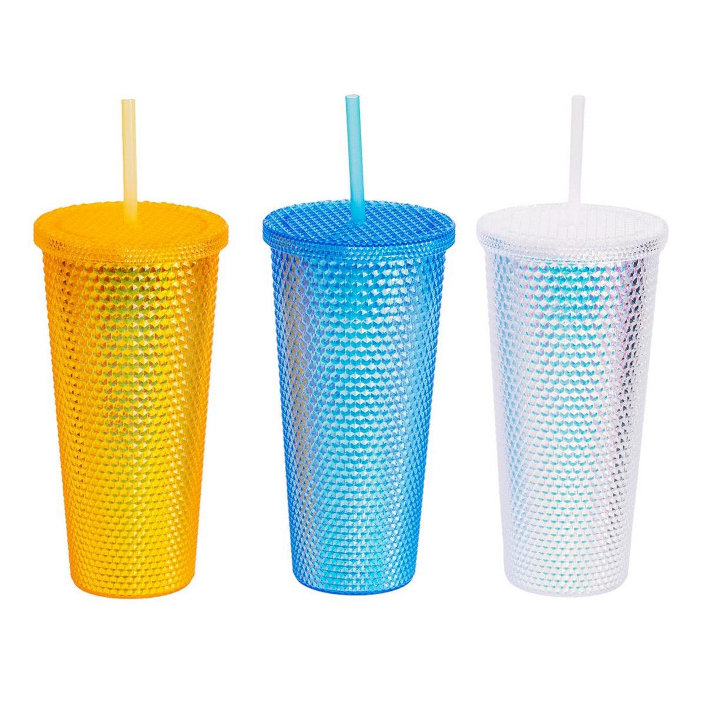 Pure Double Wall Tumbler with Lid and Straw 24oz VRT
