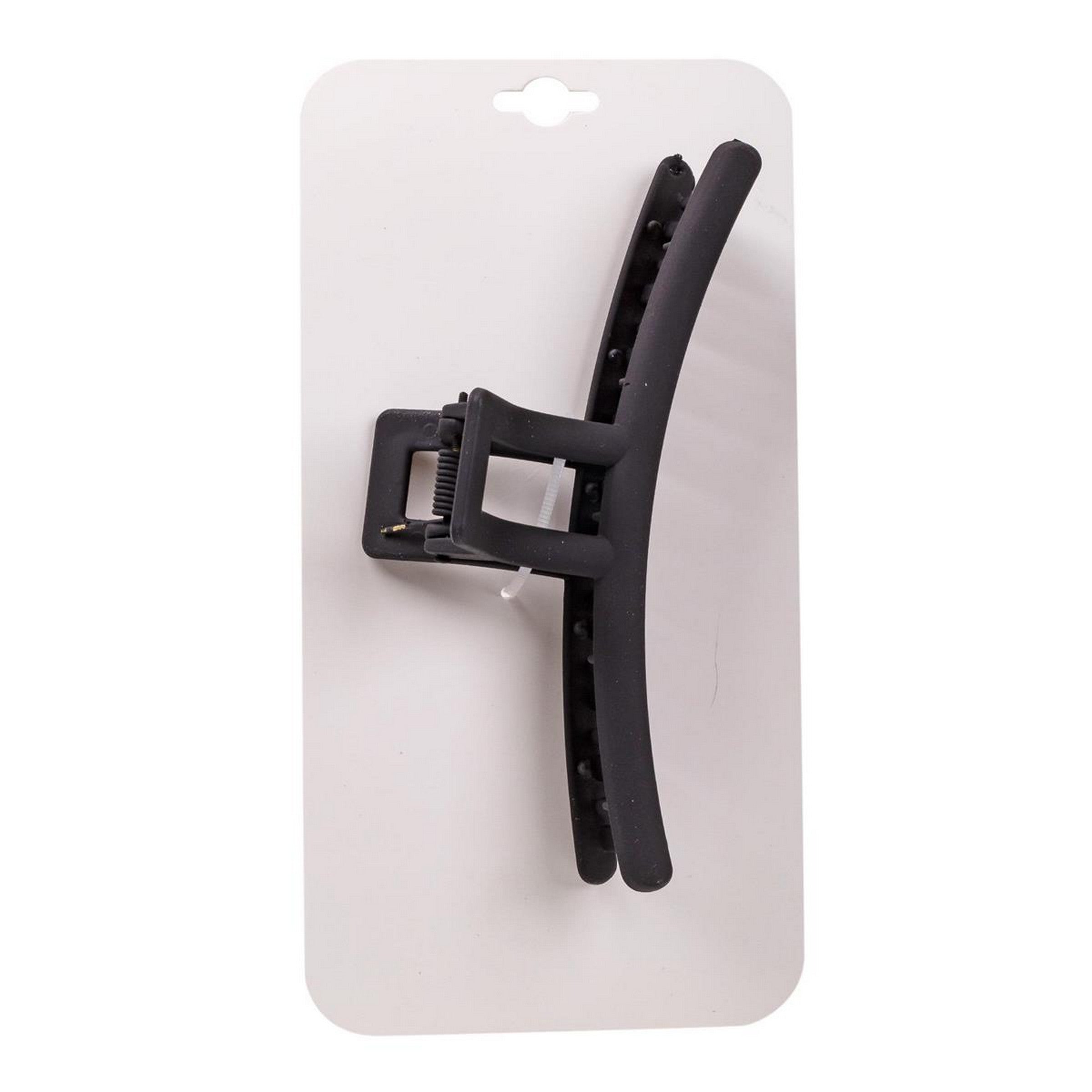 Stylin Matte Black Plastic Claw Clip 5x1.25in