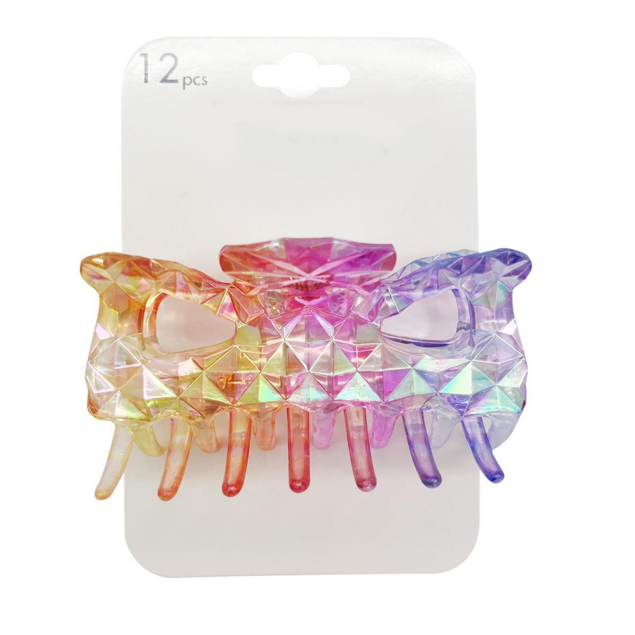 Stylin Ombre Iridescent Claw Clip 3.5x1.7in