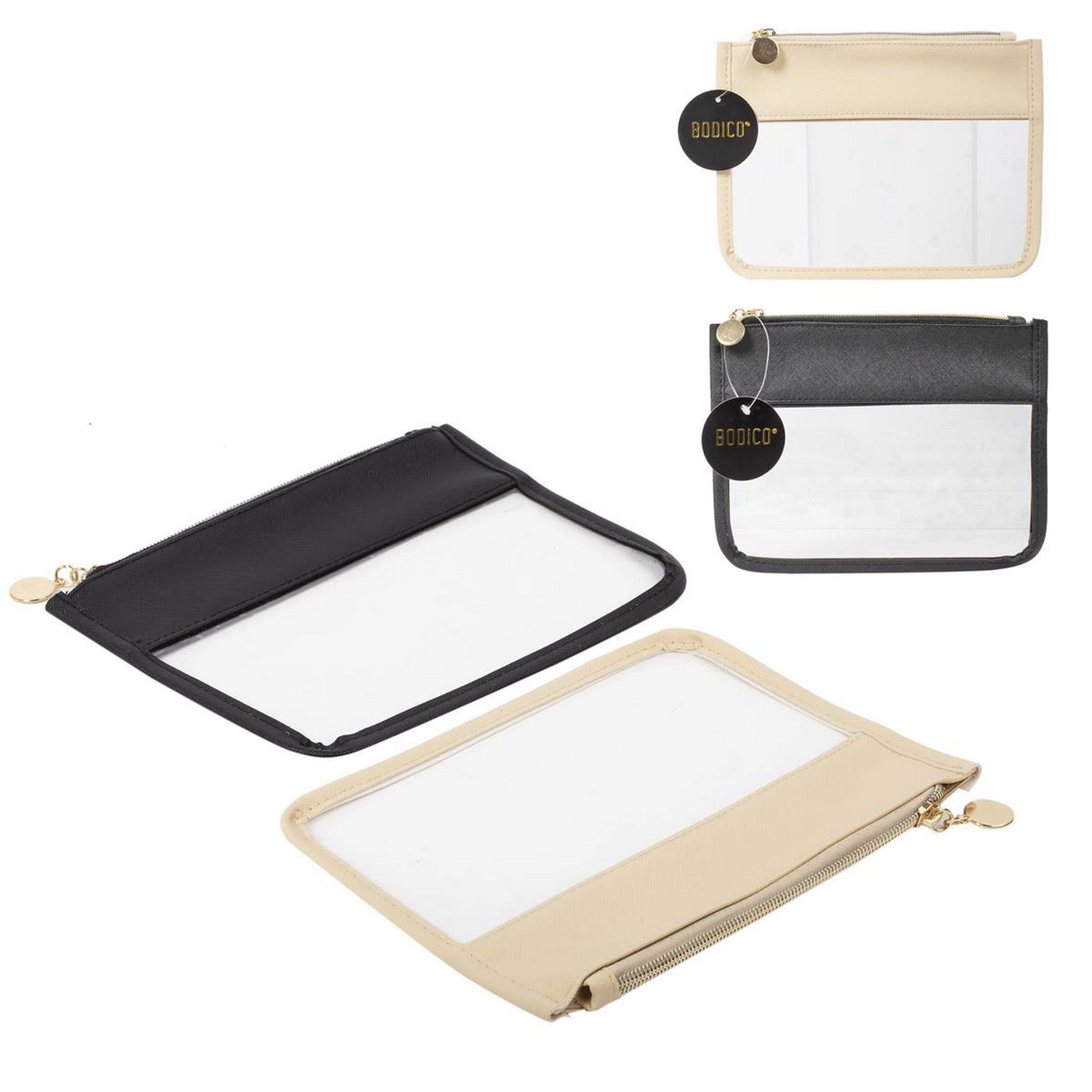 Bodico Zippered Pouch with View 8x6.25in VRT